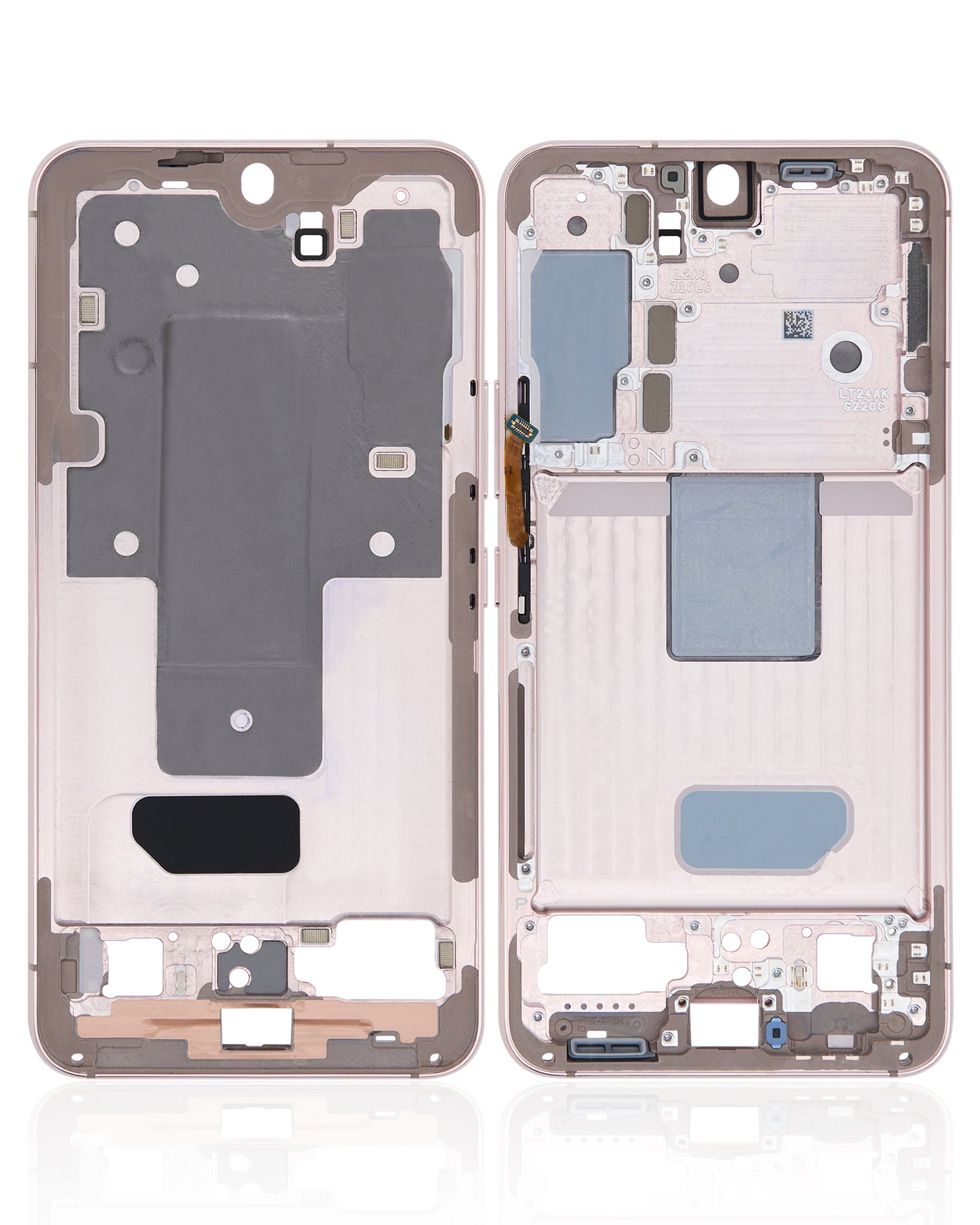 Mid-Frame Housing For Samsung Galaxy S22 5G (US & International Version) (Pink Gold)