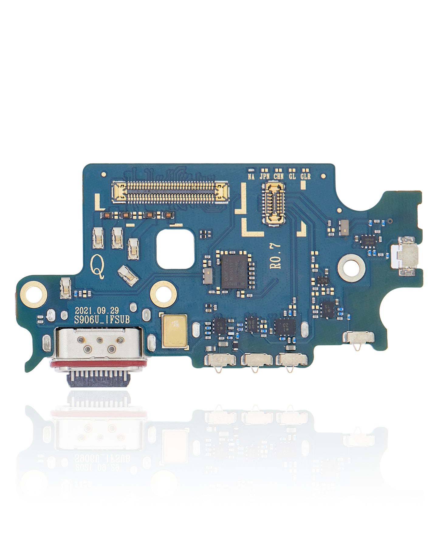 Charging Port Board With Sim Card Reader For Samsung Galaxy S22 Plus 5G (S906U) (US Version) (Premium)