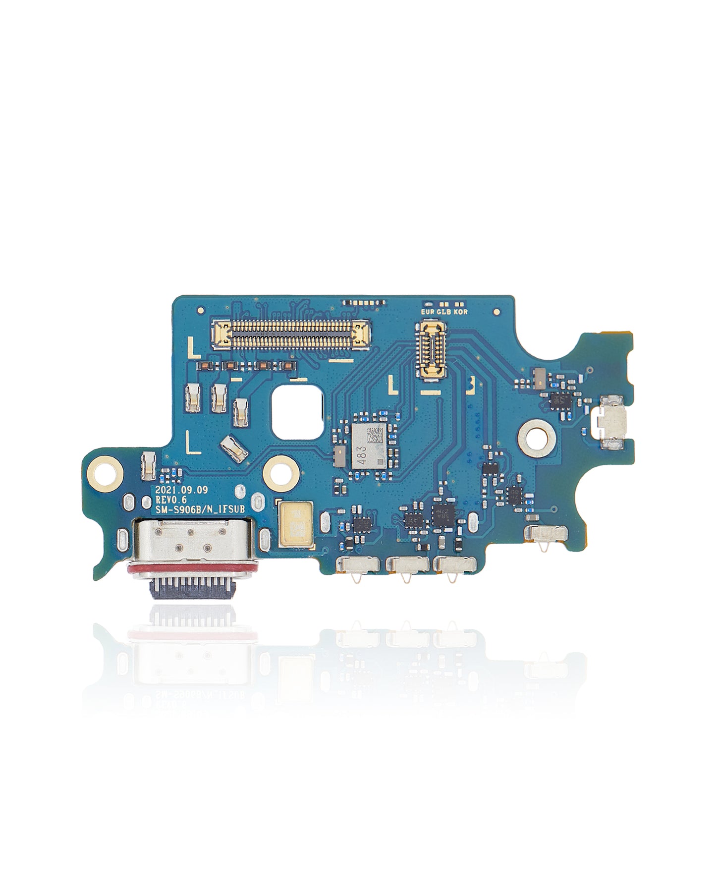 Charging Port Board With Sim Card Reader For Samsung Galaxy S22 Plus 5G (S906B/N) (International Version) (Premium)