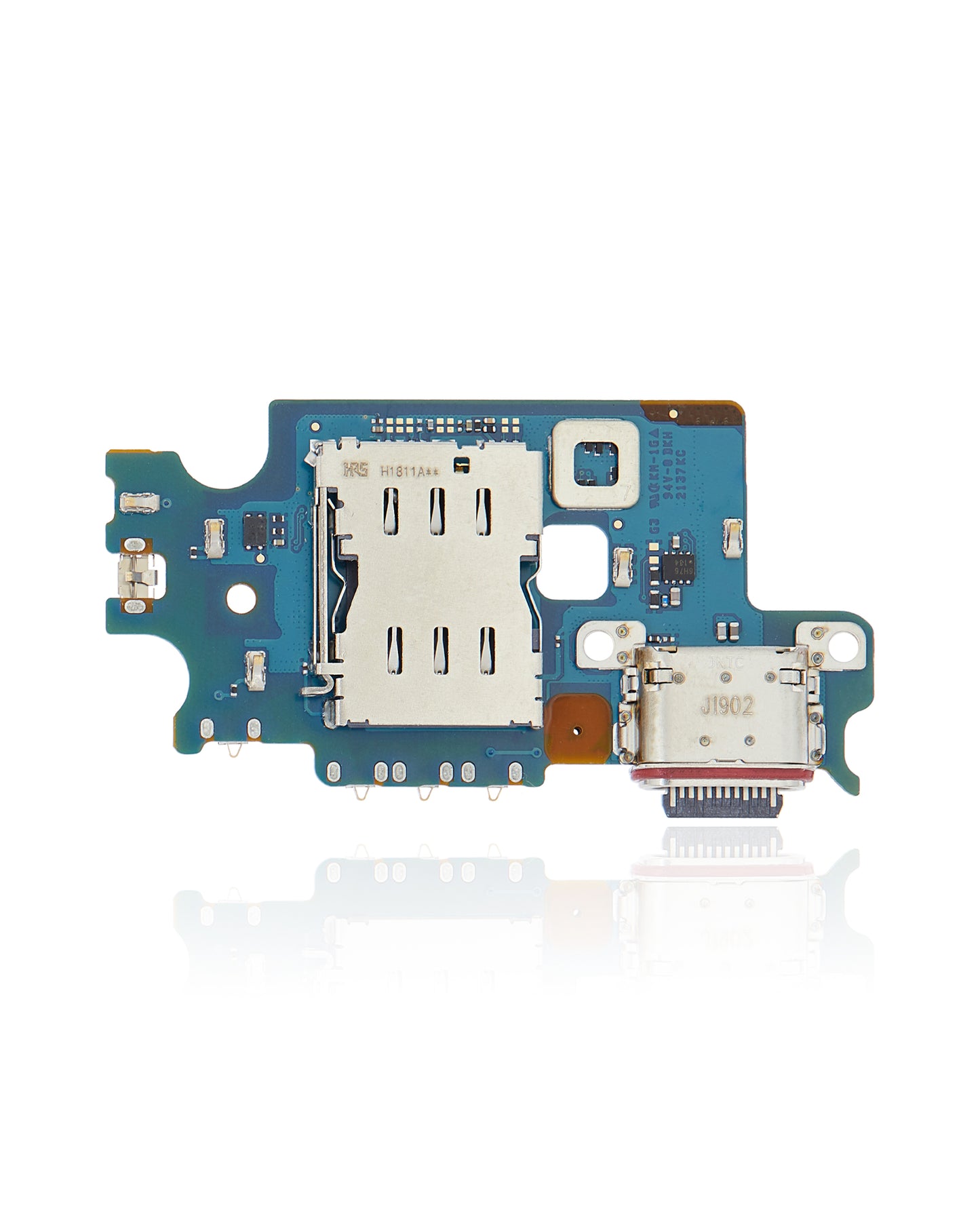 Charging Port Board With Sim Card Reader For Samsung Galaxy S22 Plus 5G (S906B/N) (International Version) (Premium)