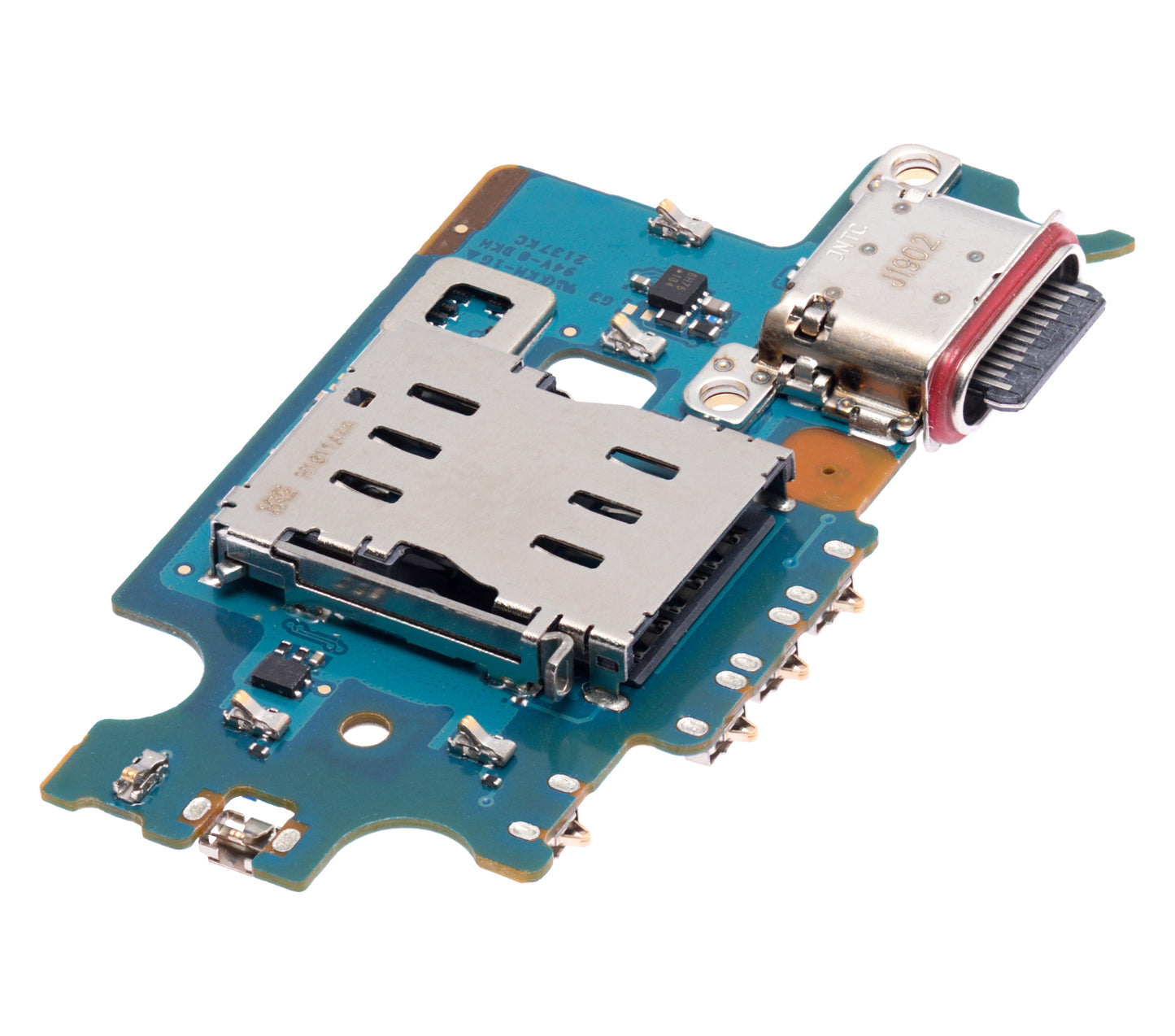 Charging Port Board With Sim Card Reader For Samsung Galaxy S22 Plus 5G (S906B/N) (International Version) (Premium)