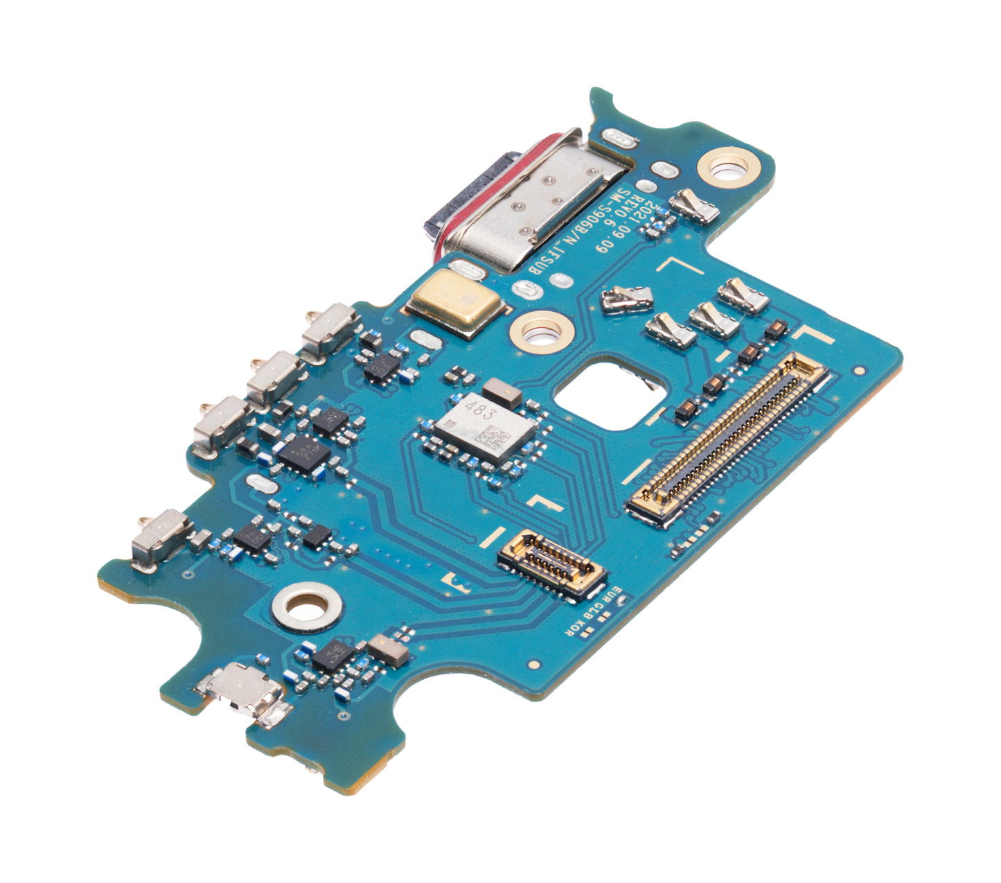 Charging Port Board With Sim Card Reader For Samsung Galaxy S22 Plus 5G (S906B/N) (International Version) (Premium)