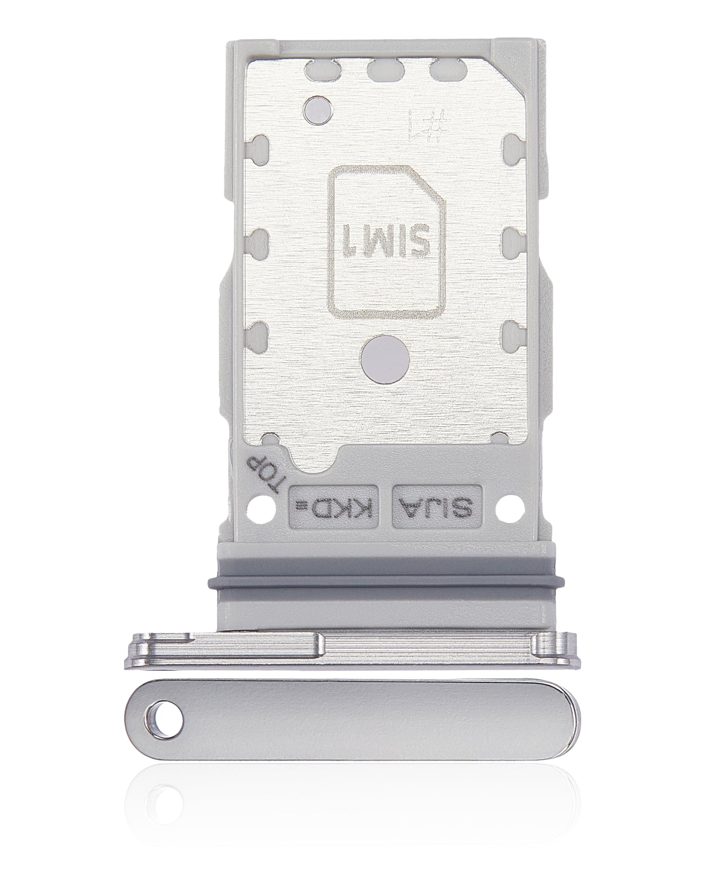 Dual Sim Card Tray For Samsung Galaxy S22 / S22 Plus (White)