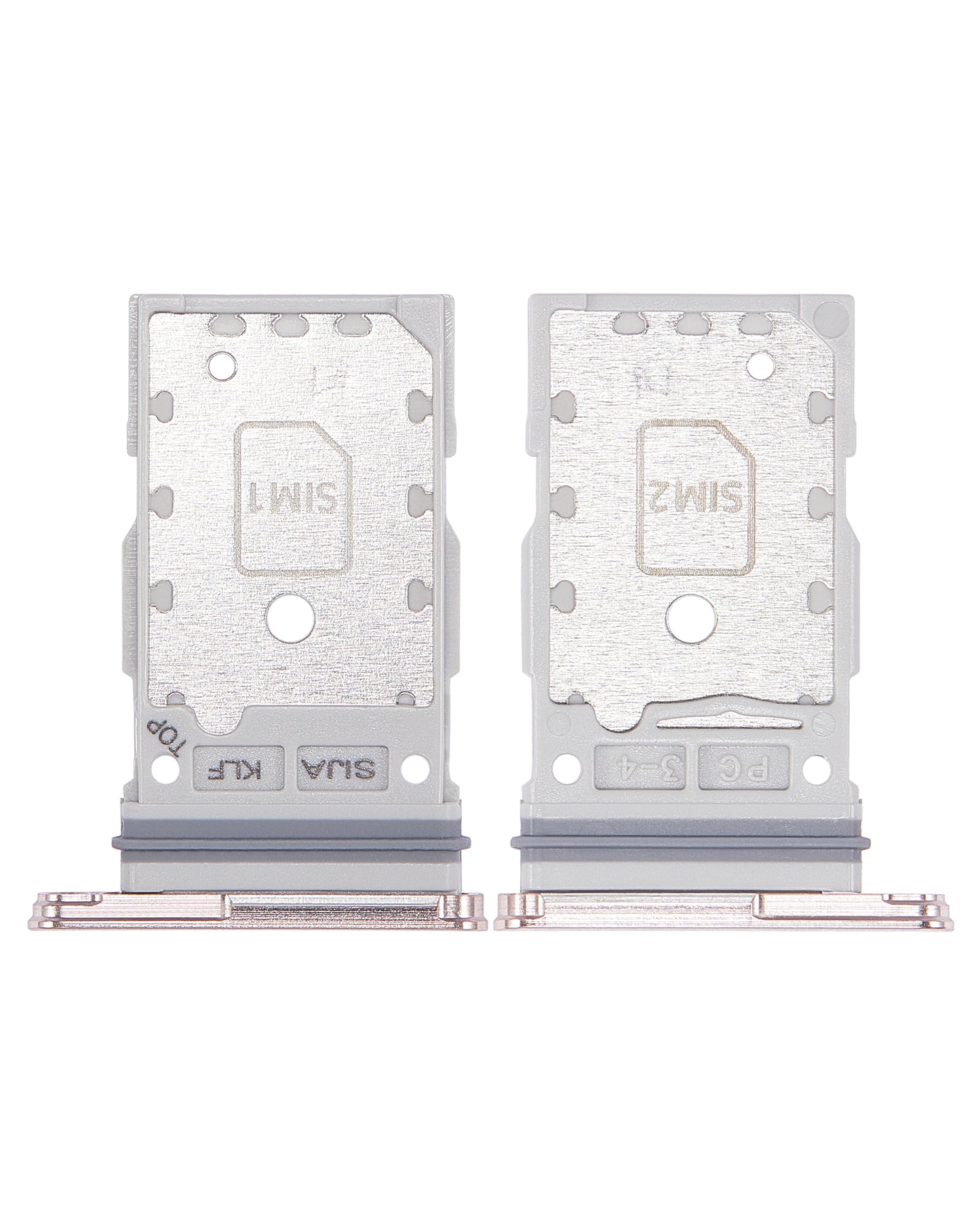 Dual Sim Card Tray For Samsung Galaxy S22 / S22 Plus (Pink Gold)