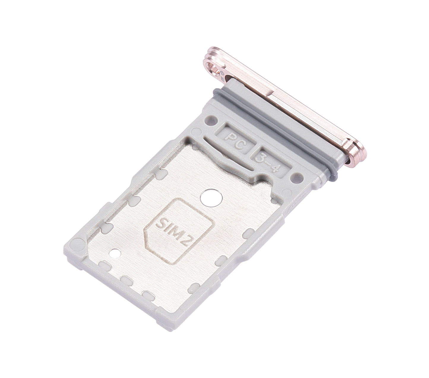 Dual Sim Card Tray For Samsung Galaxy S22 / S22 Plus (Pink Gold)