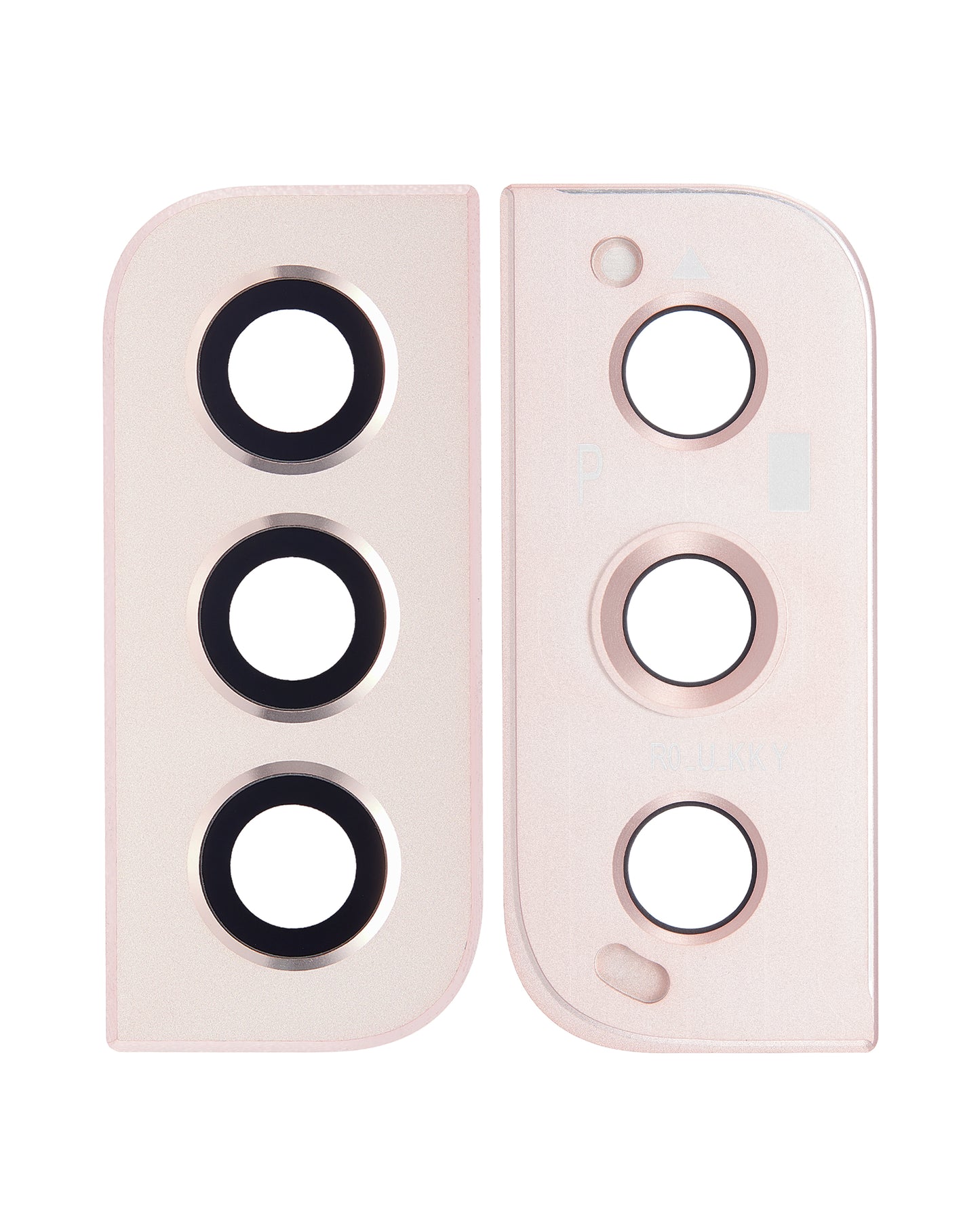Back Camera Lens With Bezel Ring For Samsung Galaxy S22 / S22 Plus (Pink Gold)