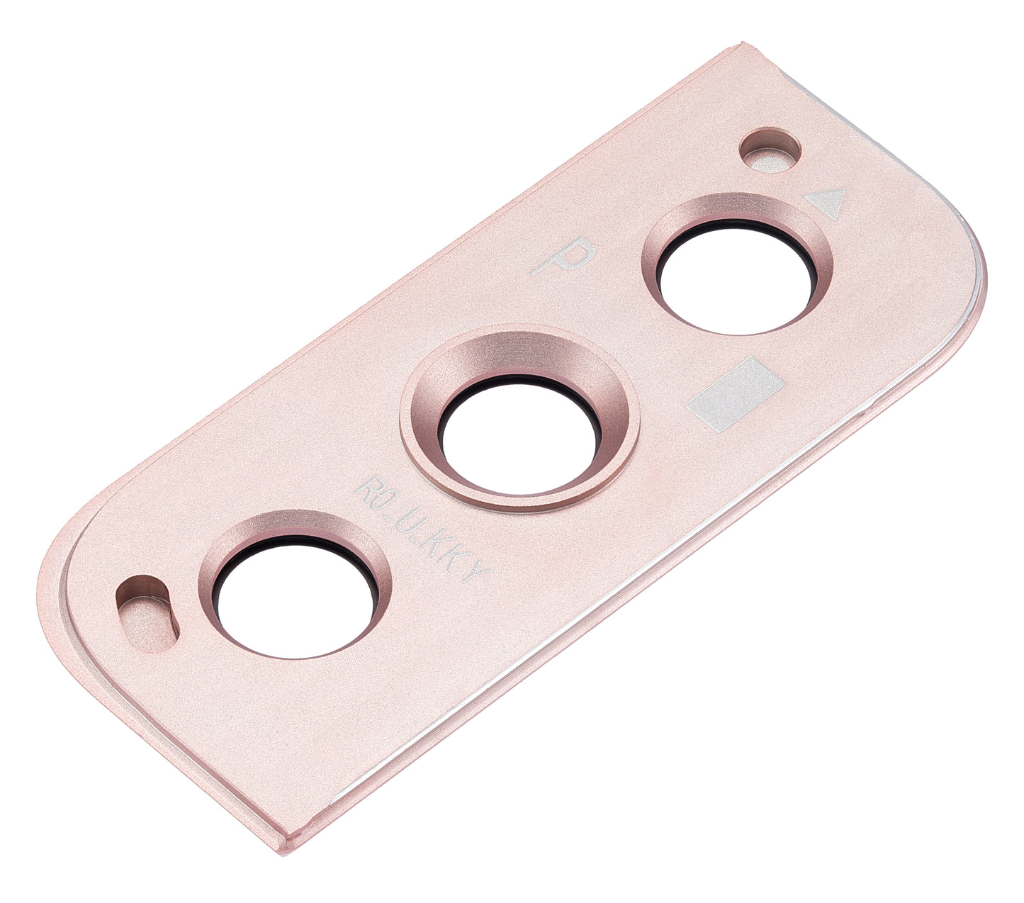 Back Camera Lens With Bezel Ring For Samsung Galaxy S22 / S22 Plus (Pink Gold)
