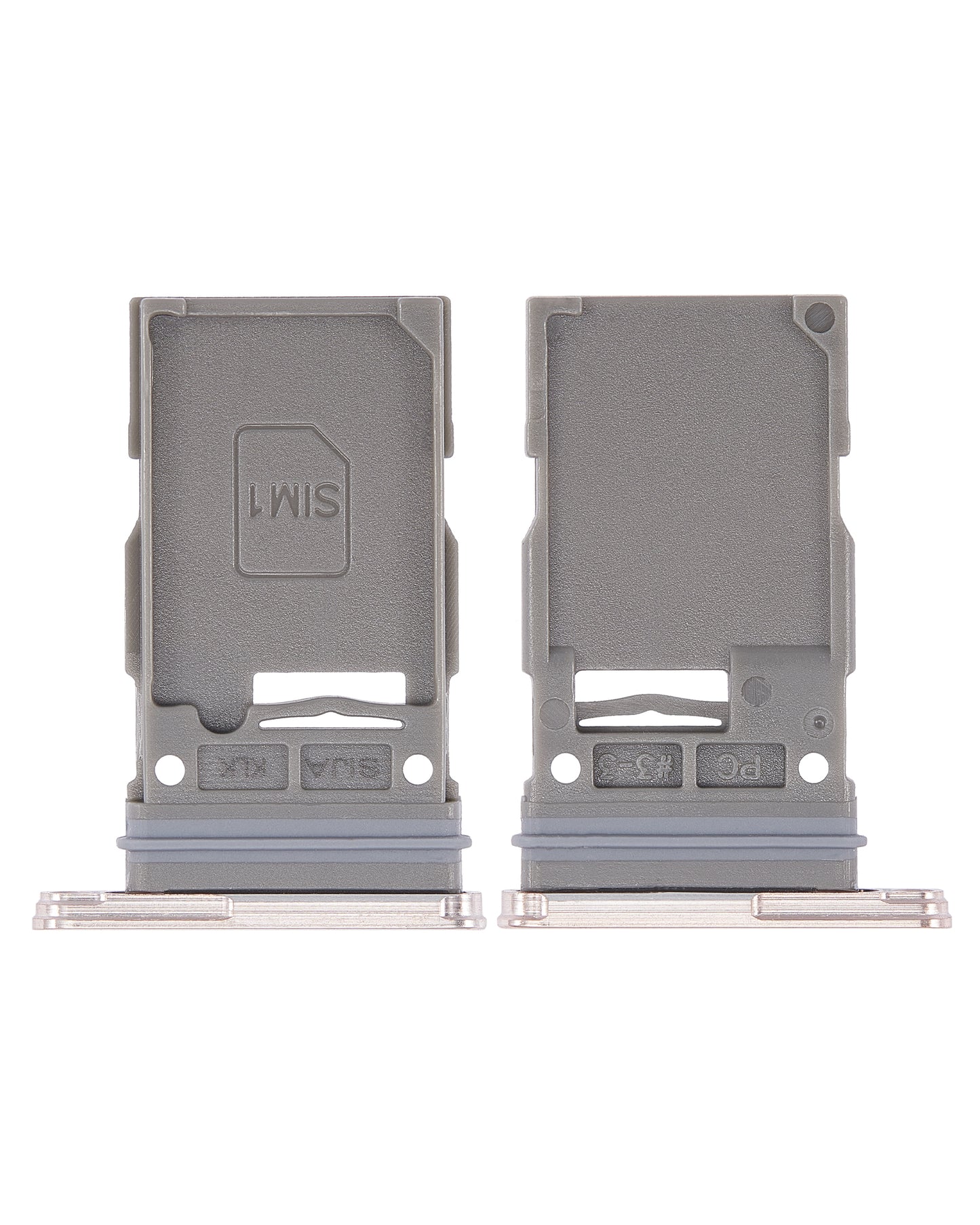 Single Sim Card Tray For Samsung Galaxy S22 5G / S22 Plus 5G (Pink Gold)