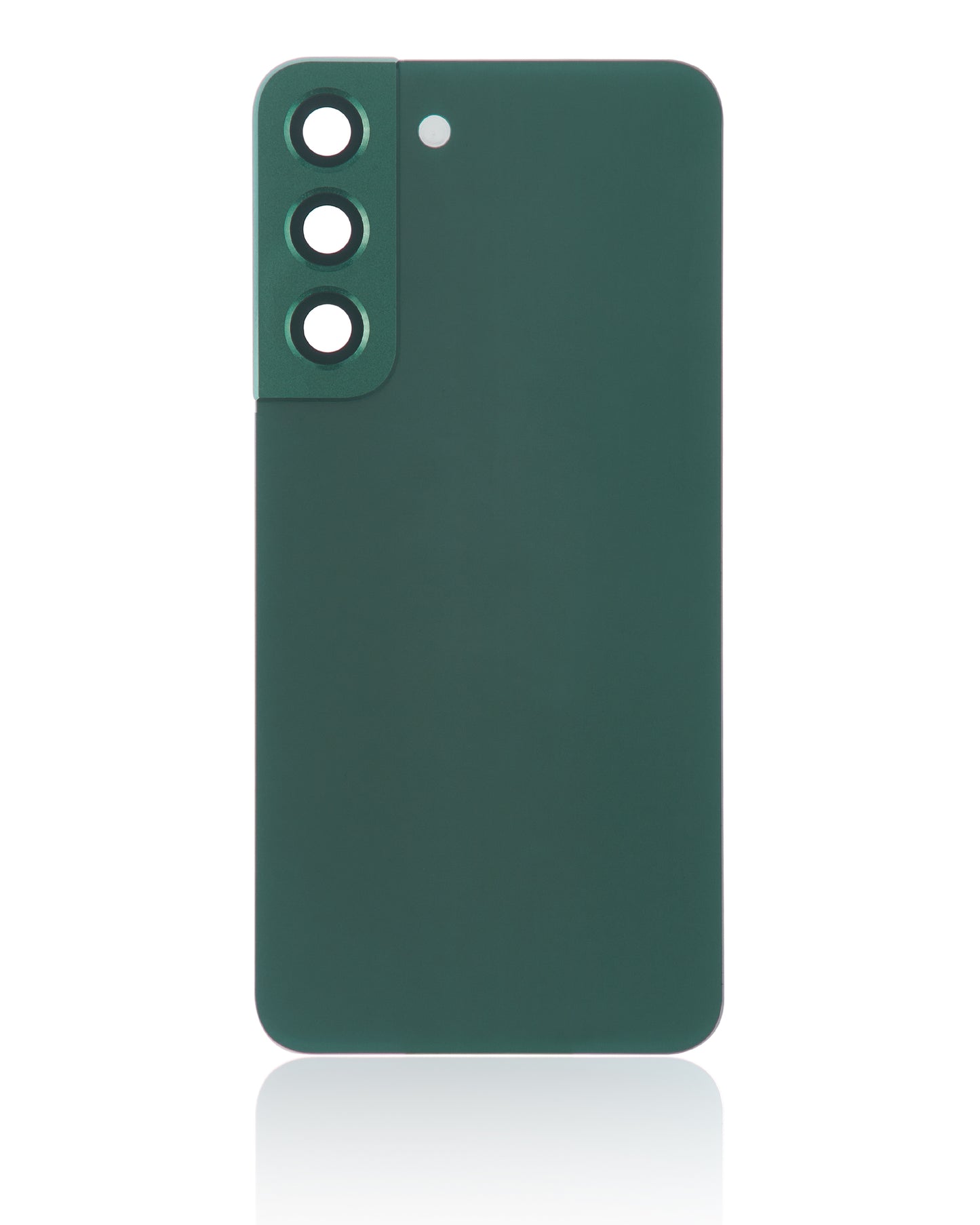 Back Cover Glass With Camera Lens For Samsung Galaxy S22 5G (No Logo) (Aftermarket Plus) (Green)