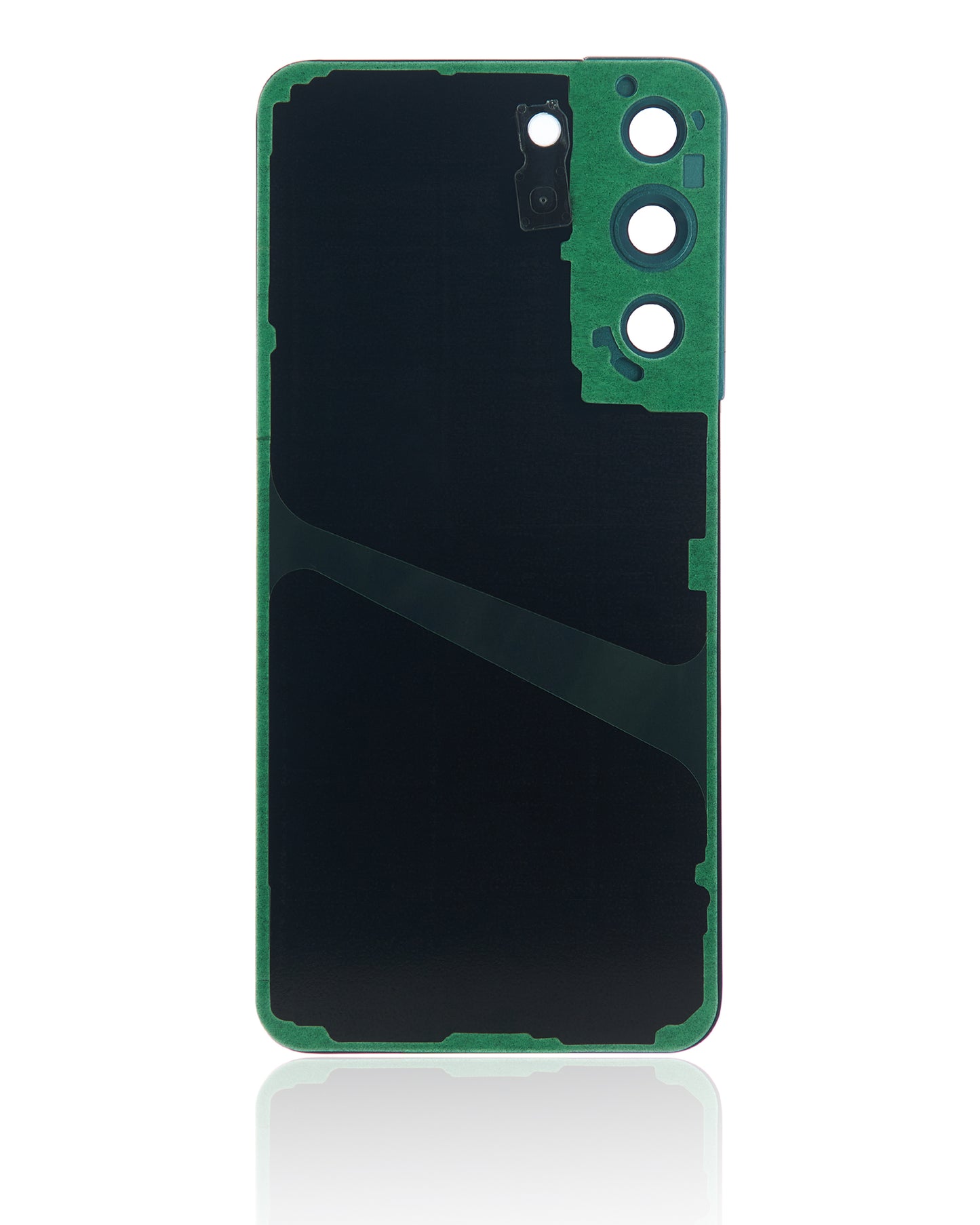 Back Cover Glass With Camera Lens For Samsung Galaxy S22 5G (No Logo) (Aftermarket Plus) (Green)