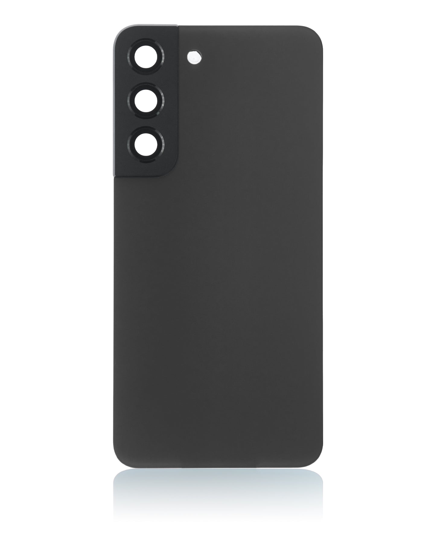 Back Cover Glass With Camera Lens For Samsung Galaxy S22 5G (No Logo) (Aftermarket Plus) (Graphite)