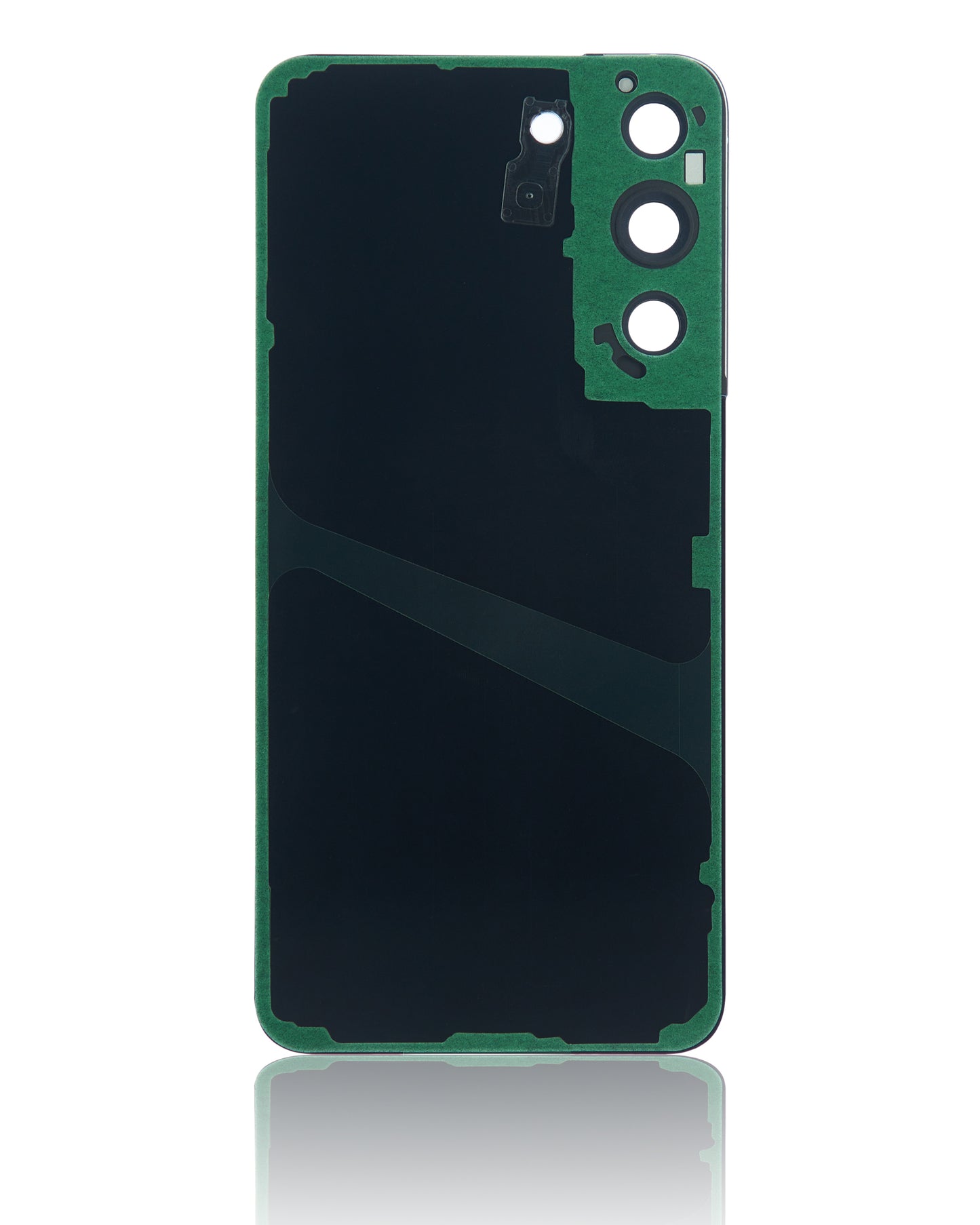Back Cover Glass With Camera Lens For Samsung Galaxy S22 5G (No Logo) (Aftermarket Plus) (Graphite)