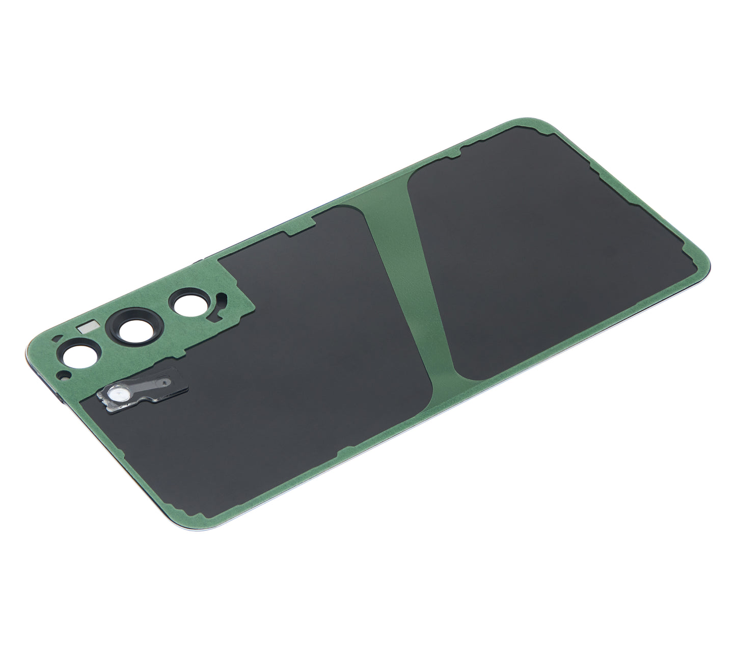 Back Cover Glass With Camera Lens For Samsung Galaxy S22 5G (No Logo) (Aftermarket Plus) (Graphite)