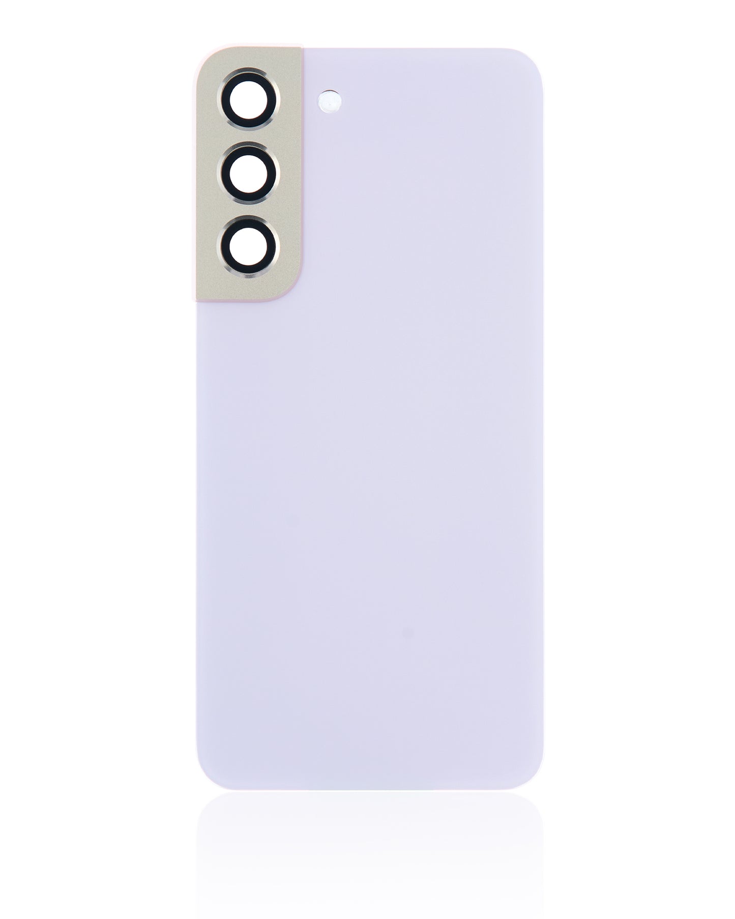 Back Cover Glass With Camera Lens For Samsung Galaxy S22 5G (No Logo) (Aftermarket Plus) (Violet)