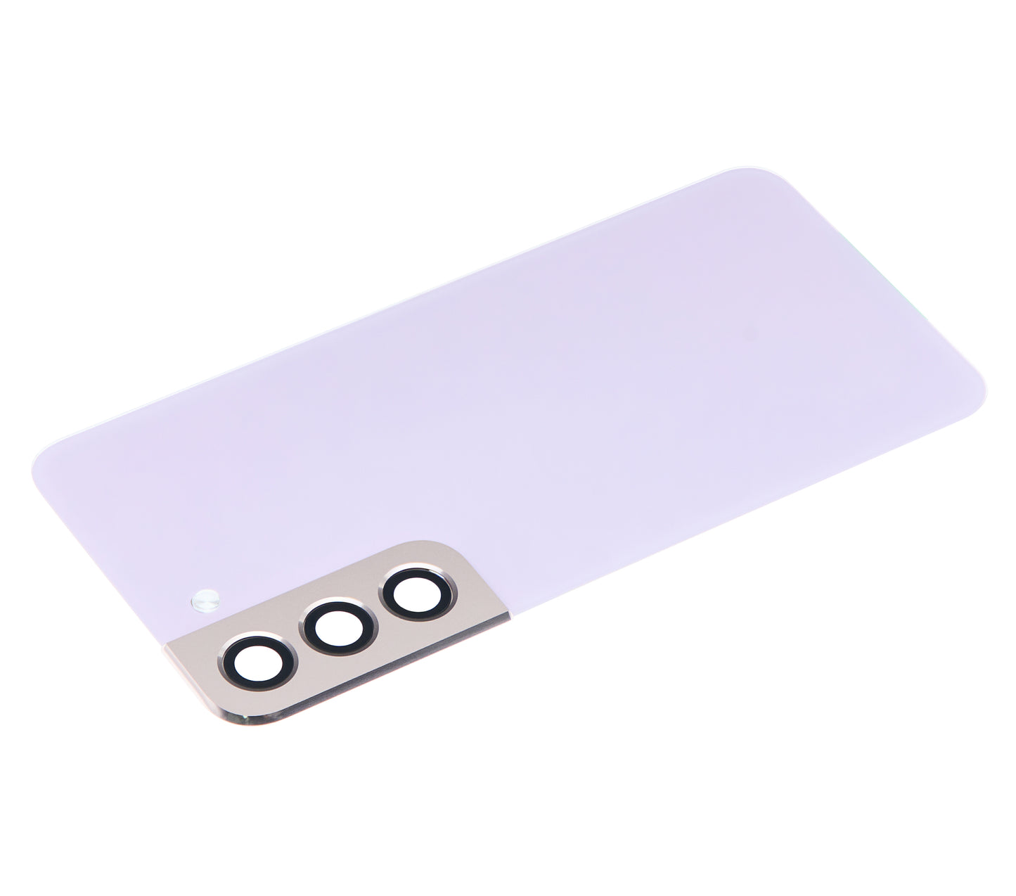 Back Cover Glass With Camera Lens For Samsung Galaxy S22 5G (No Logo) (Aftermarket Plus) (Violet)