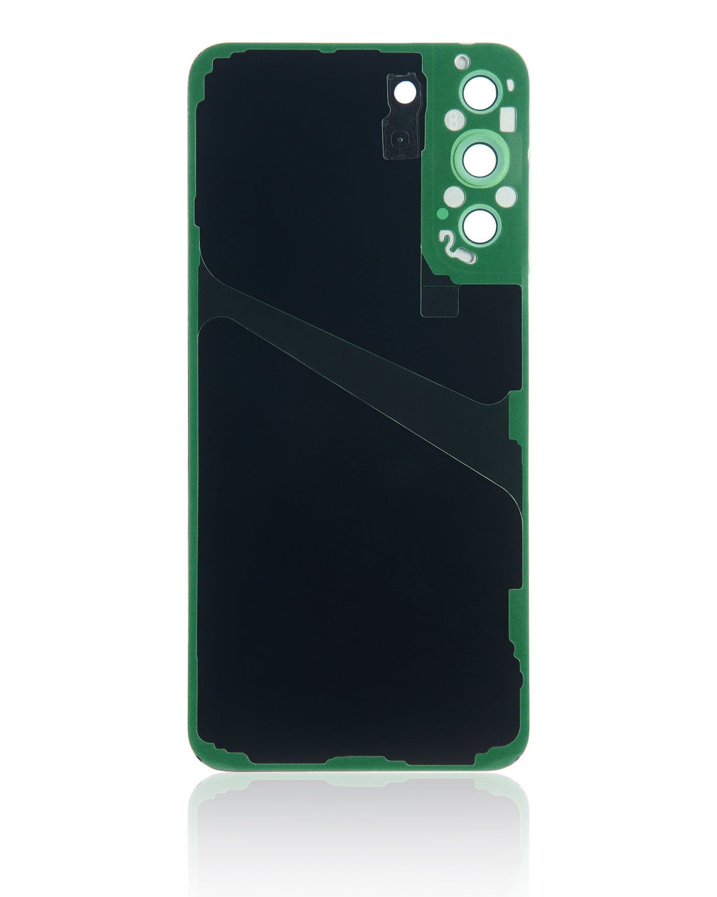 Back Cover Glass With Camera Lens For Samsung Galaxy S22 Plus 5G (No Logo) (Aftermarket Plus) (White)