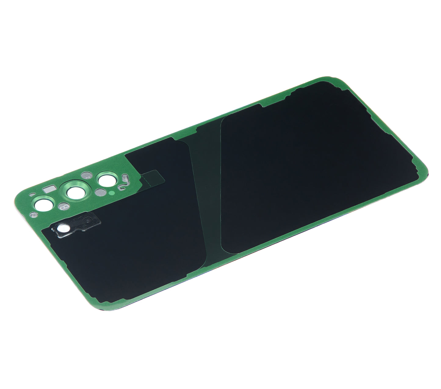 Back Cover Glass With Camera Lens For Samsung Galaxy S22 Plus 5G (No Logo) (Aftermarket Plus) (White)