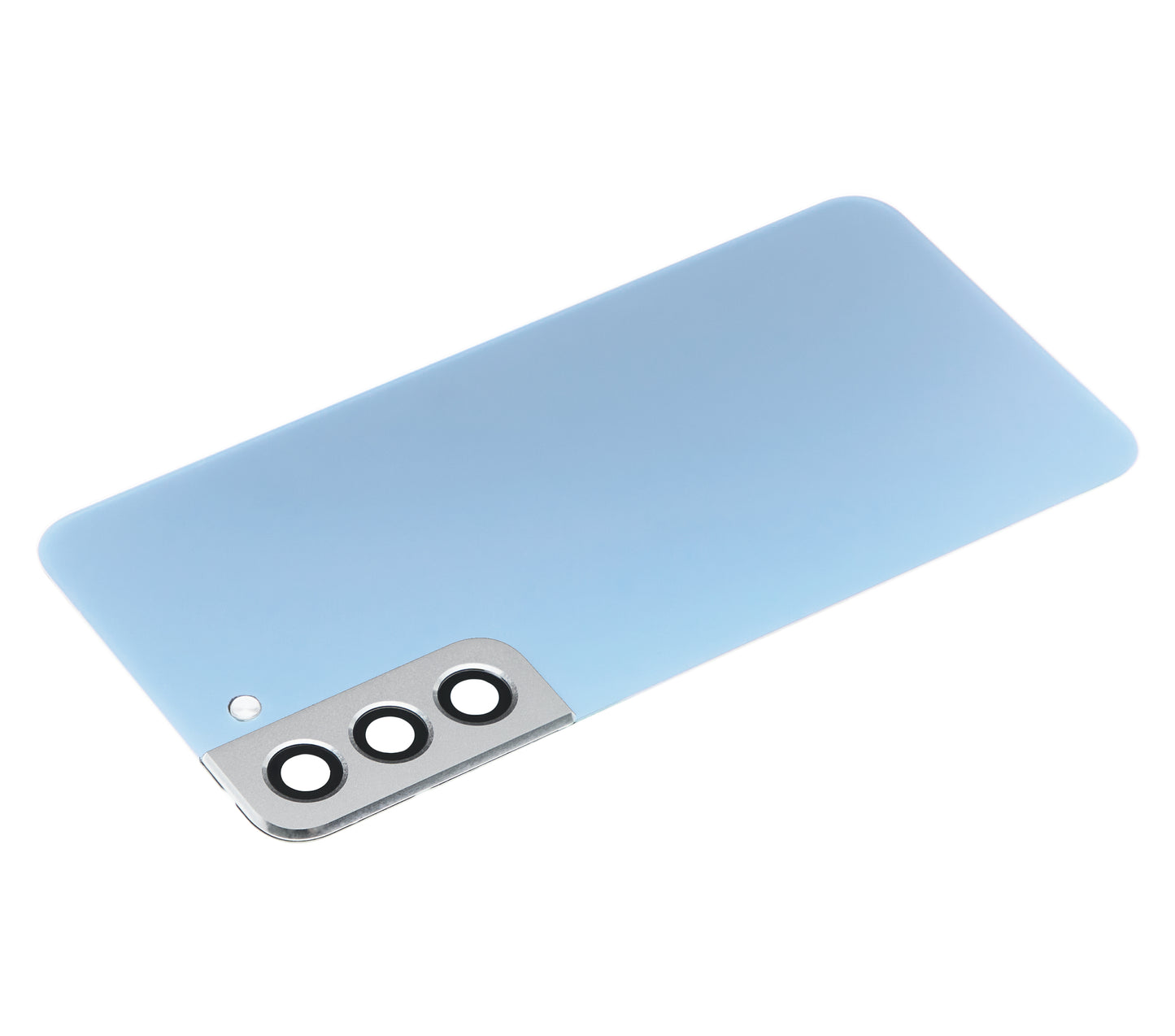 Back Cover Glass With Camera Lens For Samsung Galaxy S22 Plus 5G (No Logo) (Aftermarket Plus) (Sky Blue)