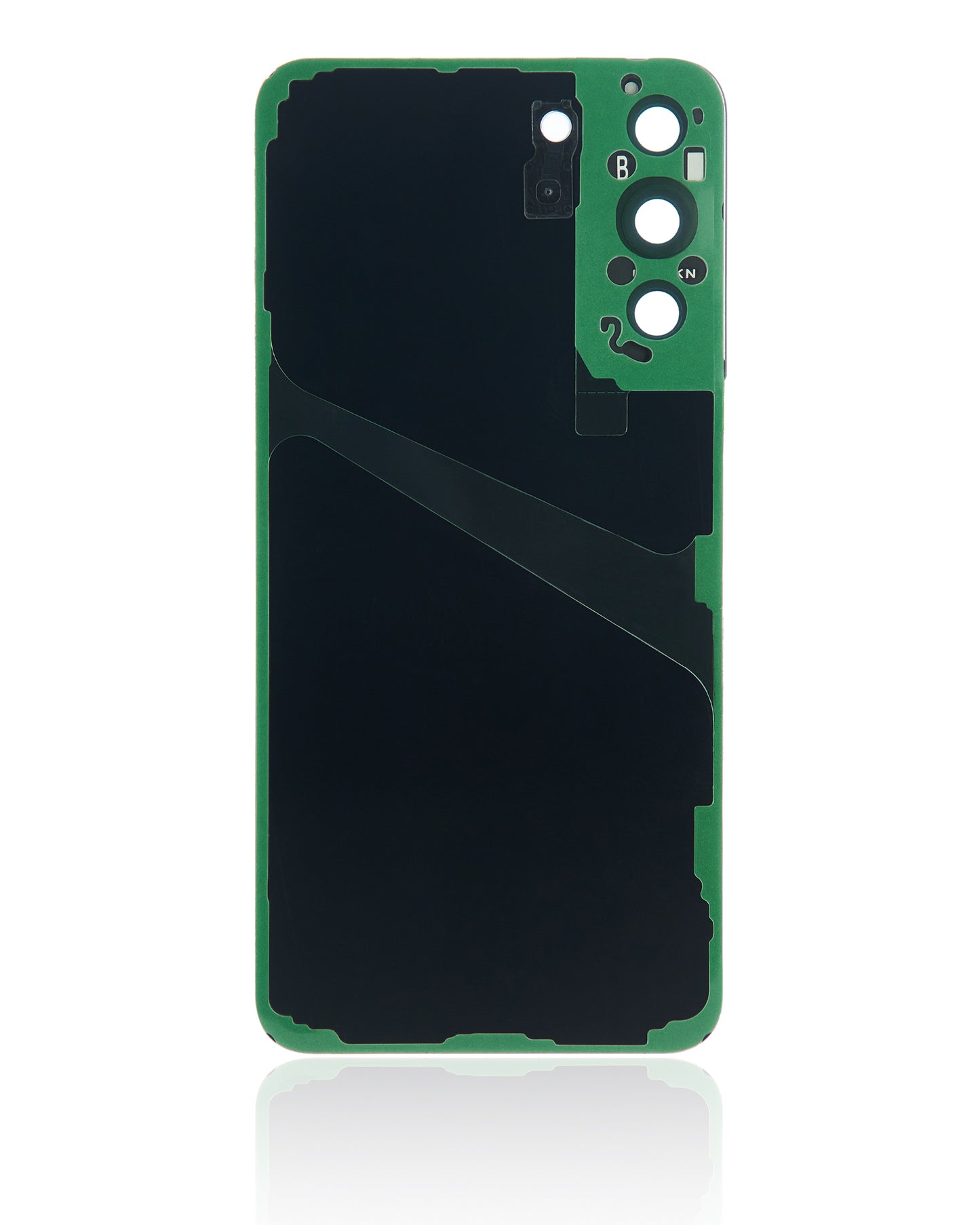 Back Cover Glass With Camera Lens For Samsung Galaxy S22 Plus 5G (No Logo) (Aftermarket Plus) (Graphite)
