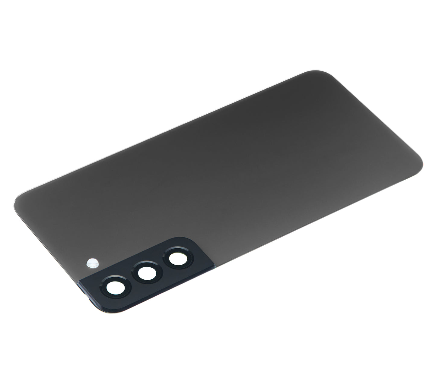 Back Cover Glass With Camera Lens For Samsung Galaxy S22 Plus 5G (No Logo) (Aftermarket Plus) (Graphite)