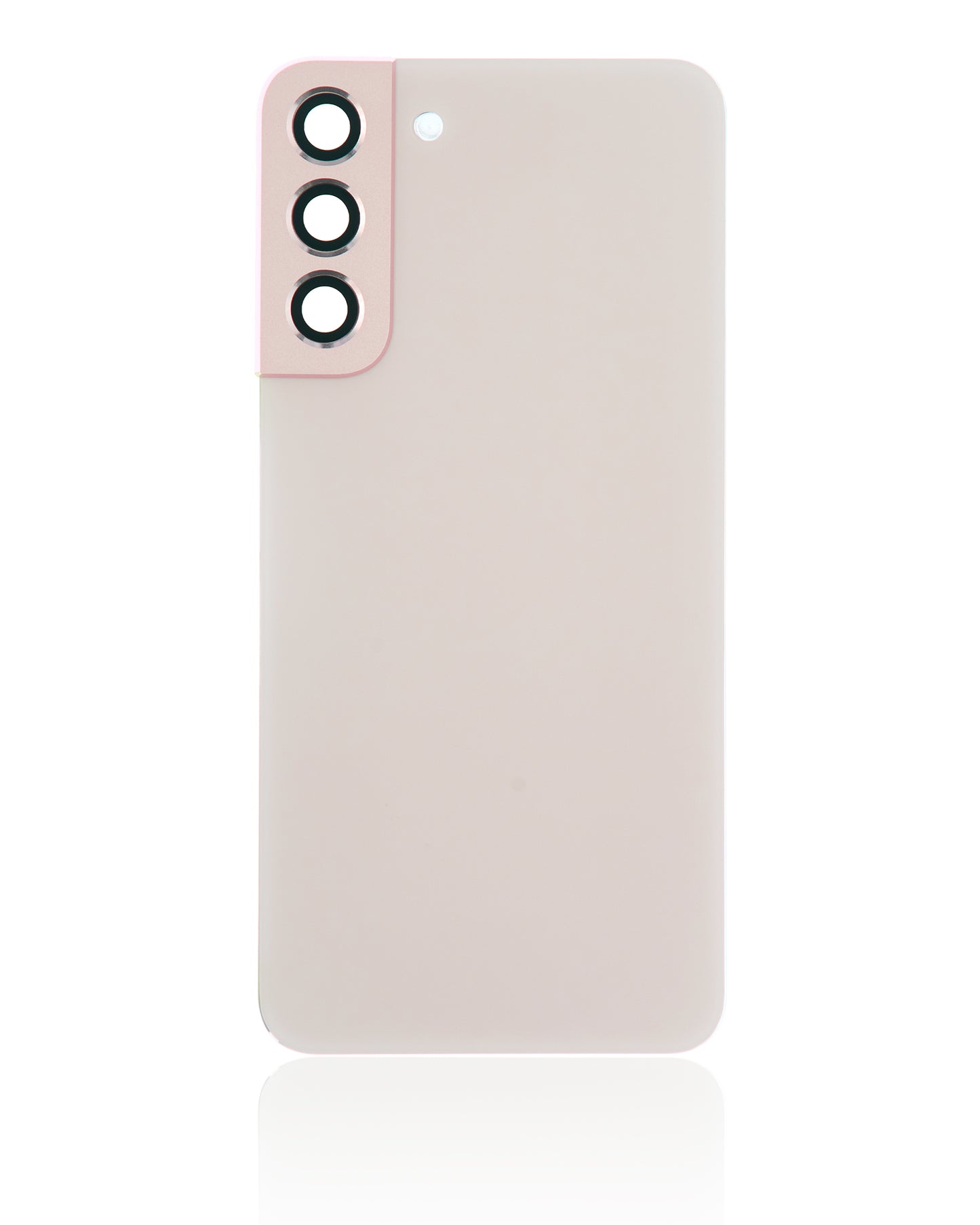 Back Cover Glass With Camera Lens For Samsung Galaxy S22 Plus 5G (No Logo) (Aftermarket Plus) (Pink Gold)