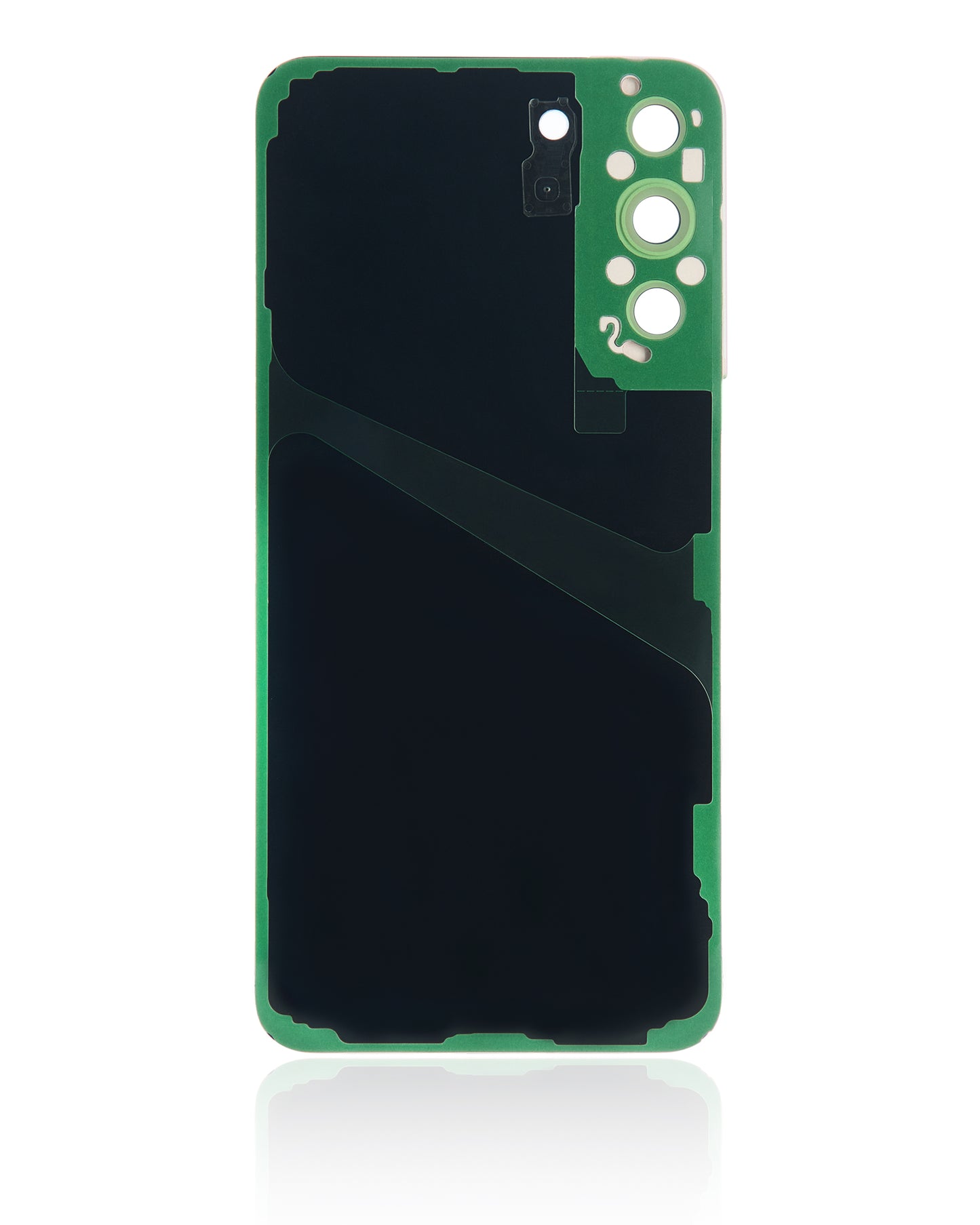 Back Cover Glass With Camera Lens For Samsung Galaxy S22 Plus 5G (No Logo) (Aftermarket Plus) (Pink Gold)