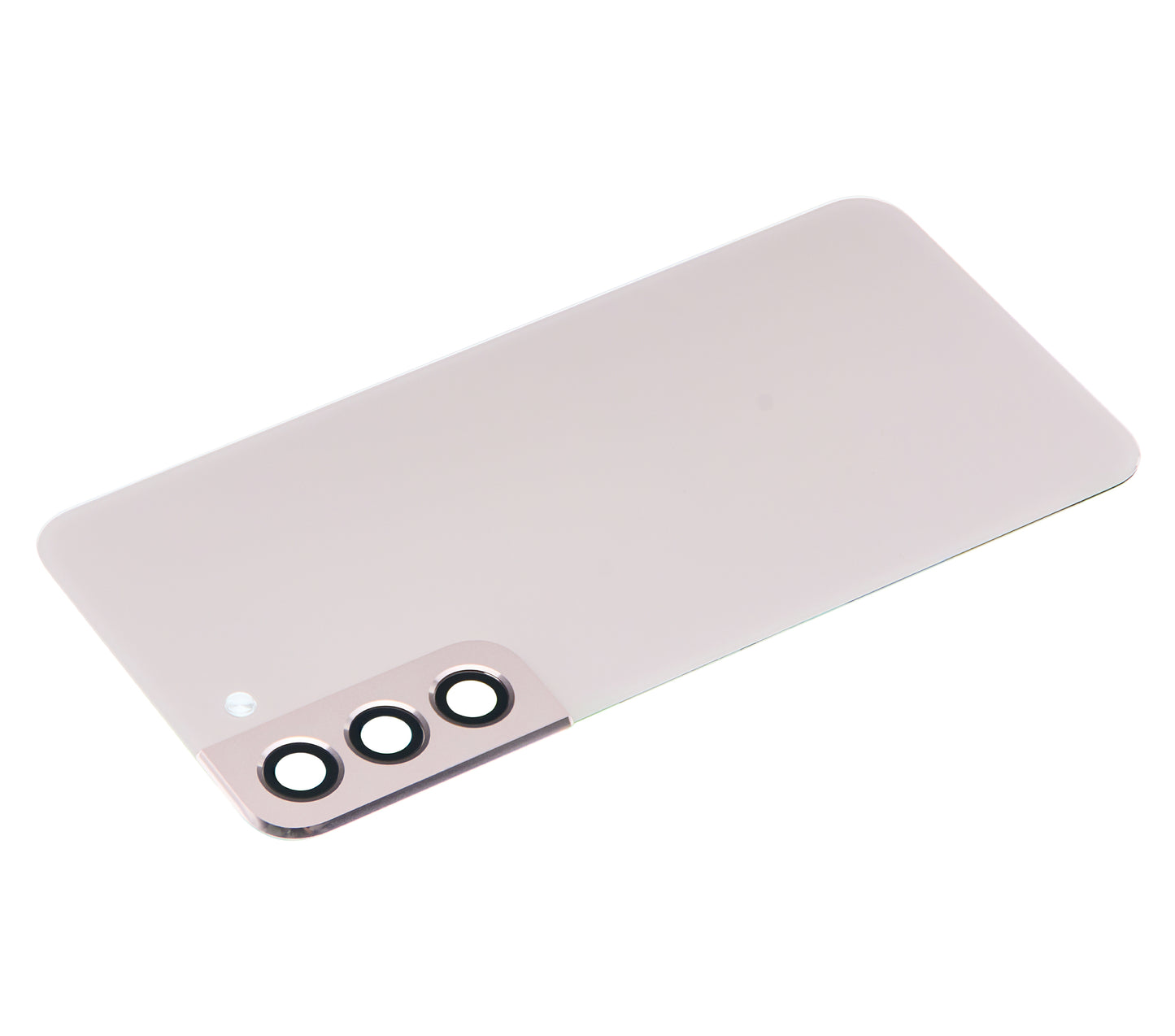 Back Cover Glass With Camera Lens For Samsung Galaxy S22 Plus 5G (No Logo) (Aftermarket Plus) (Pink Gold)