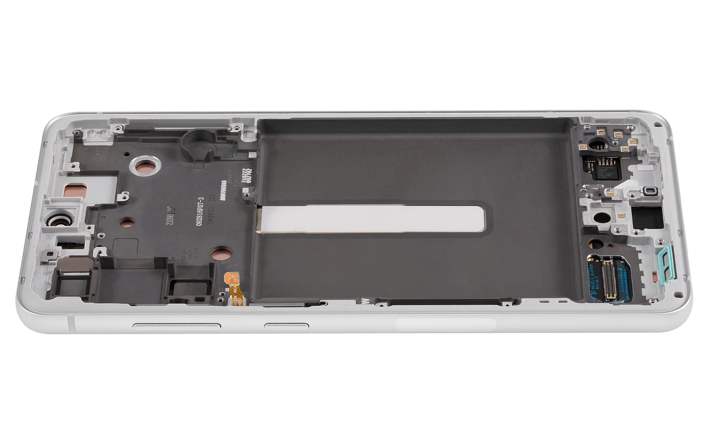 OLED Assembly With Frame For Samsung Galaxy S21 FE 5G (US & International) (Refurbished) (White)