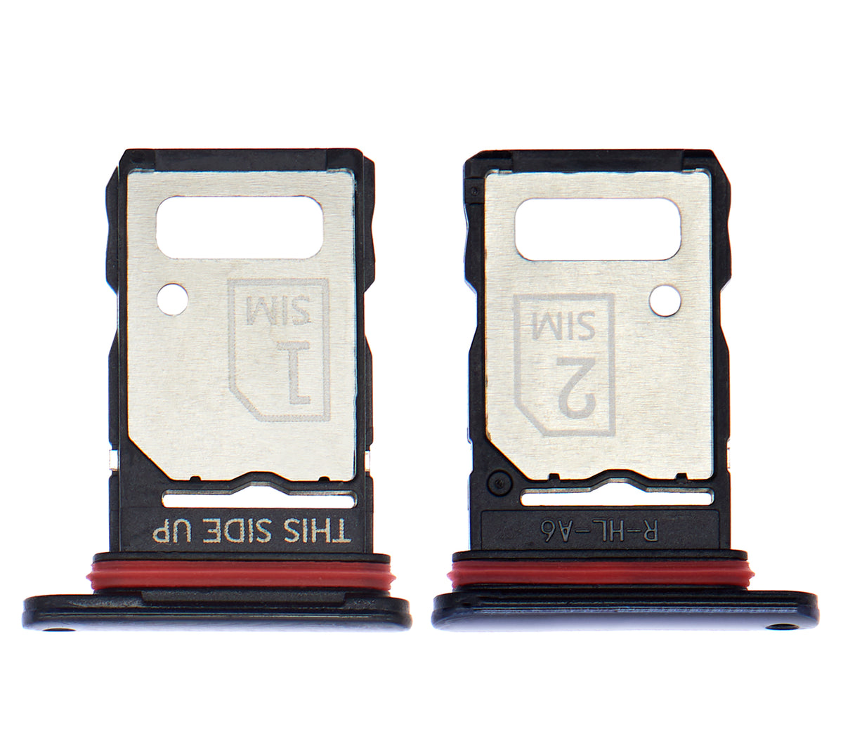 Dual Sim Card Tray For Motorola Moto Edge Plus / Edge 30 Pro (XT2201-1/4) / Edge X30 5G (XT2201 -2/6 /2022) (Black) | SKU 107082079820 | image 2