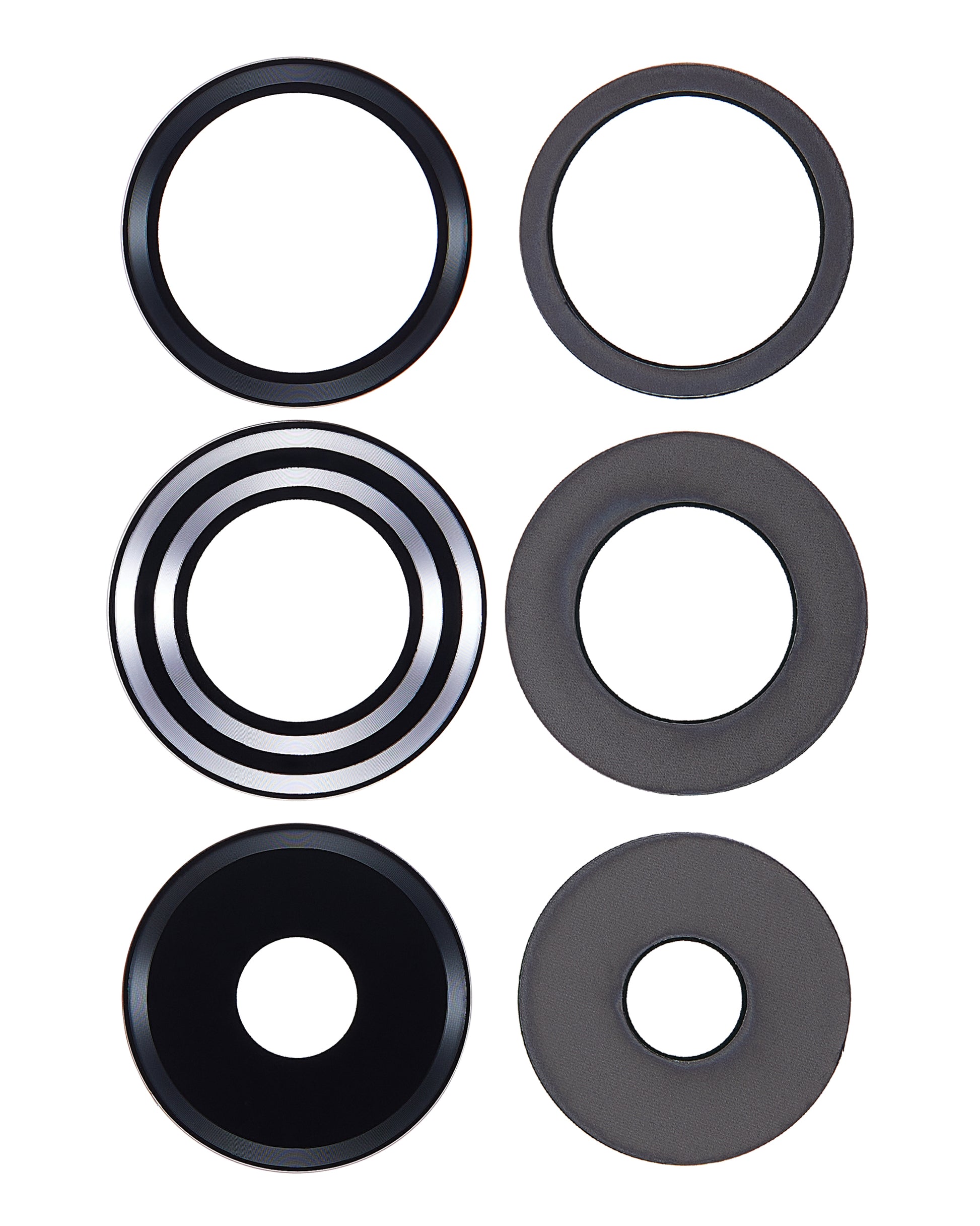 Back Camera Lens (Glass Only) With Adhesive For Motorola Moto Edge Plus / Edge 30 Pro (XT2201-1/4) / Edge X30 5G (XT2201 -2/6 /2022) (3 Piece Set) (Wh | SKU 107082079824 | image 2