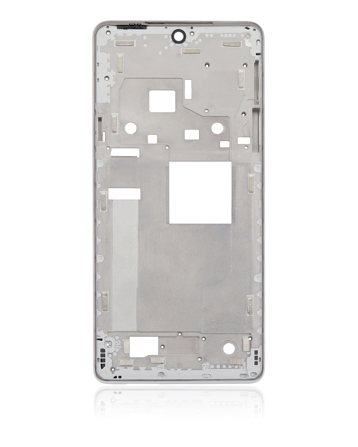 Mid-Frame Housing For Motorola Moto Edge Plus / Edge 30 Pro (XT2201-1/4) / Edge X30 5G (XT2201 -2/6 /2022) (White) | SKU 107082079831 | image 2