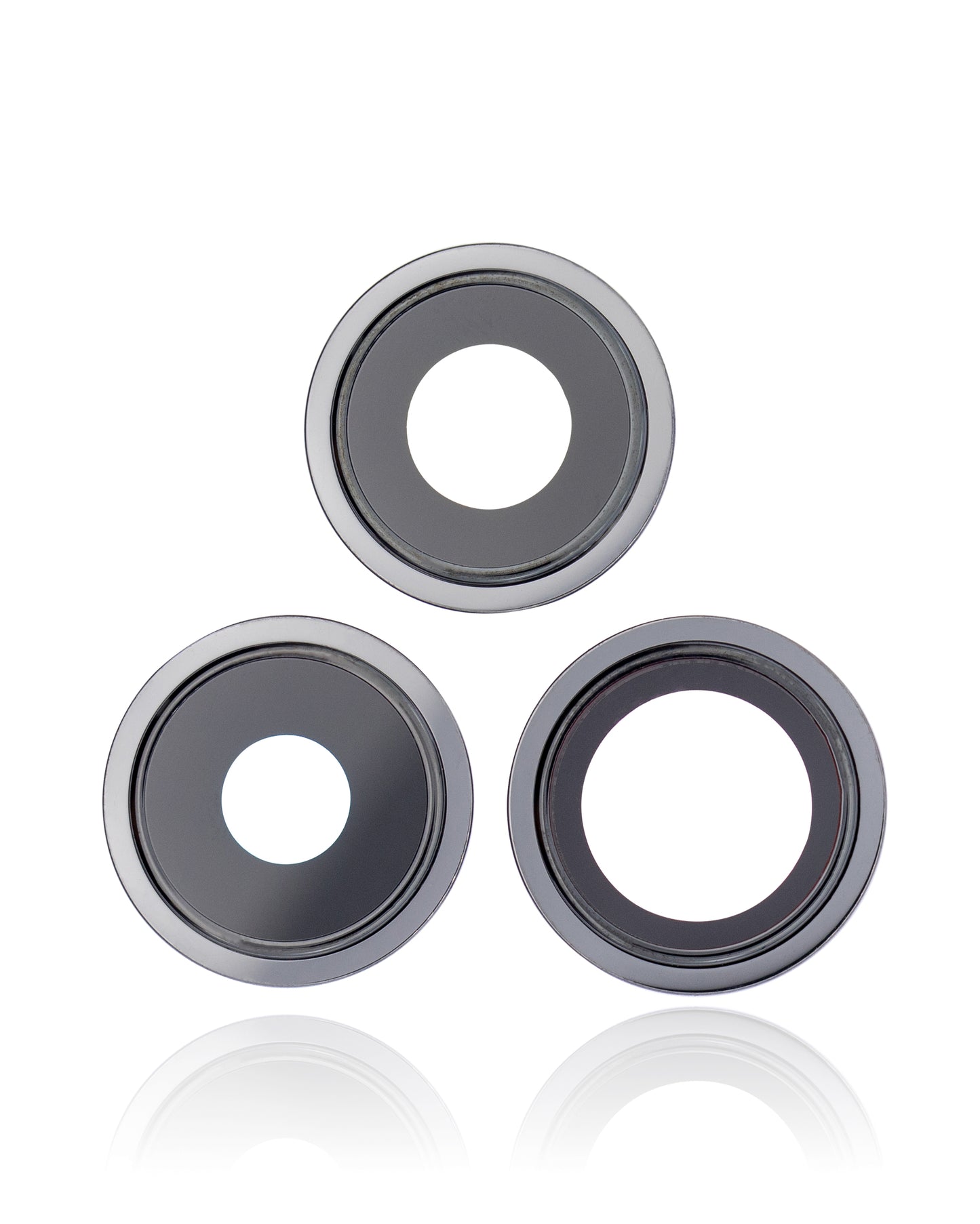 Back Camera Lens With Bracket & Bezel For iPhone 13 Pro / 13 Pro Max (Graphite) (Real Sapphire / Premium)