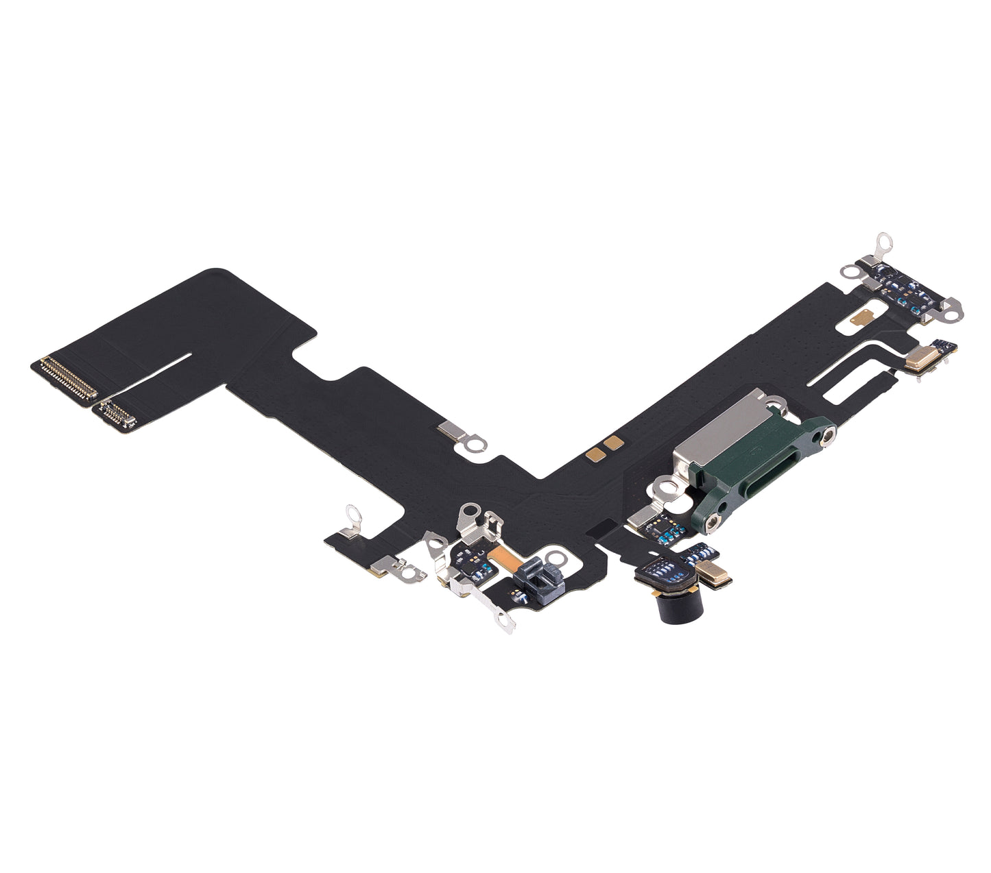 Charging Port Flex Cable For iPhone 13 (Premium) (Green)