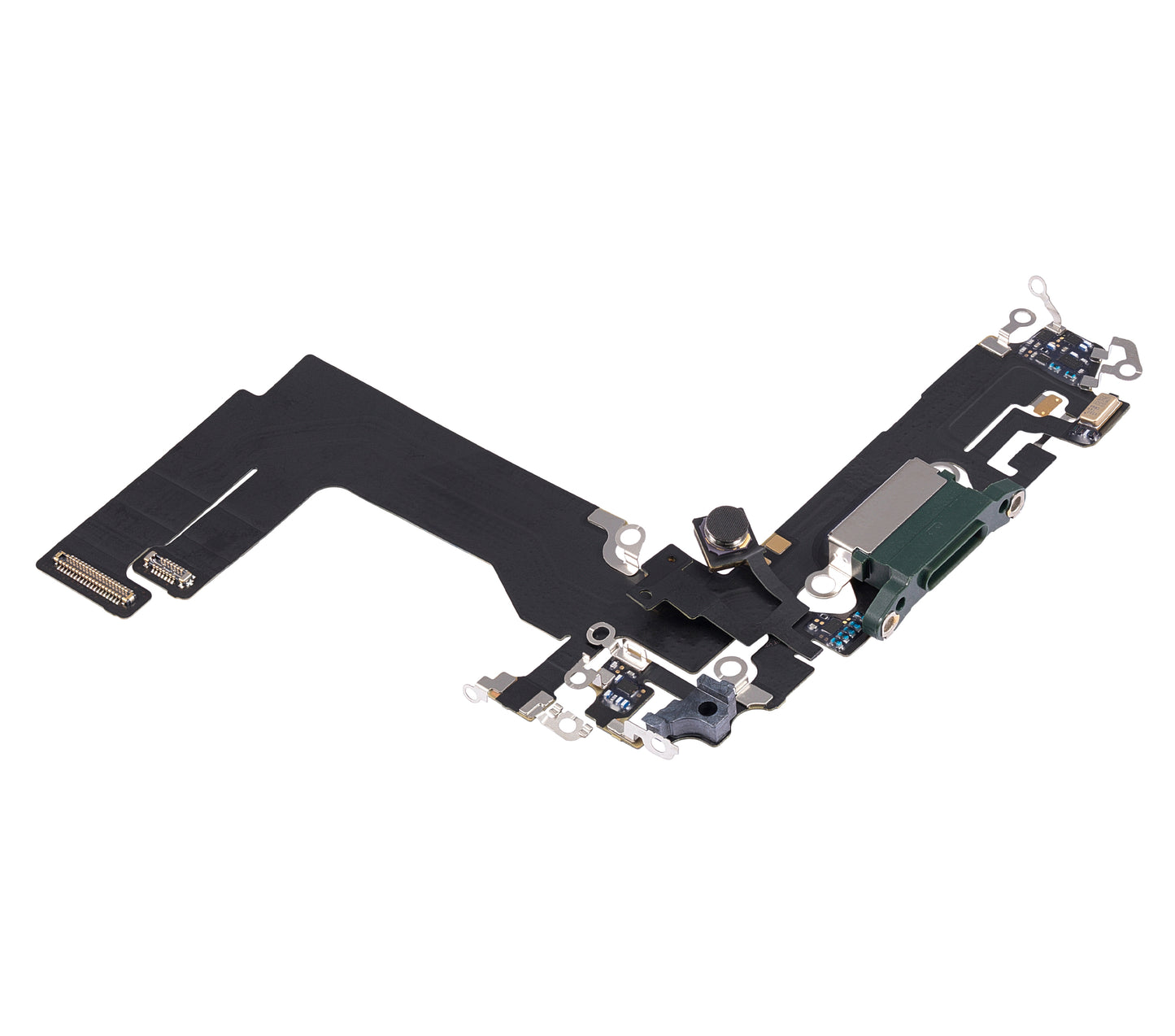 Charging Port Flex Cable For iPhone 13 Mini (Premium) (Green)