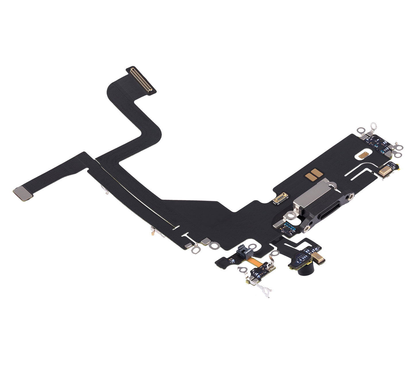 Charging Port Flex Cable For iPhone 13 Pro (Used OEM Pull) (Graphite)