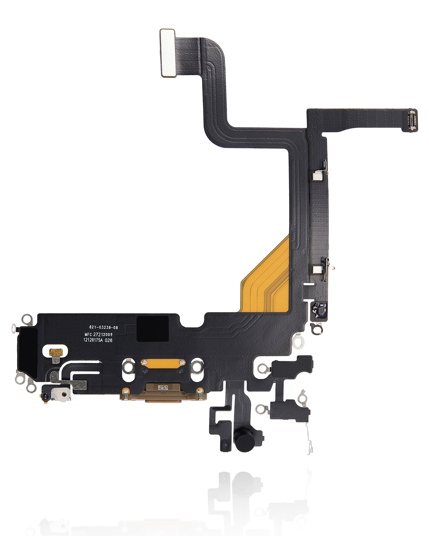 Charging Port Flex Cable For iPhone 13 Pro (Used OEM Pull) (Gold)