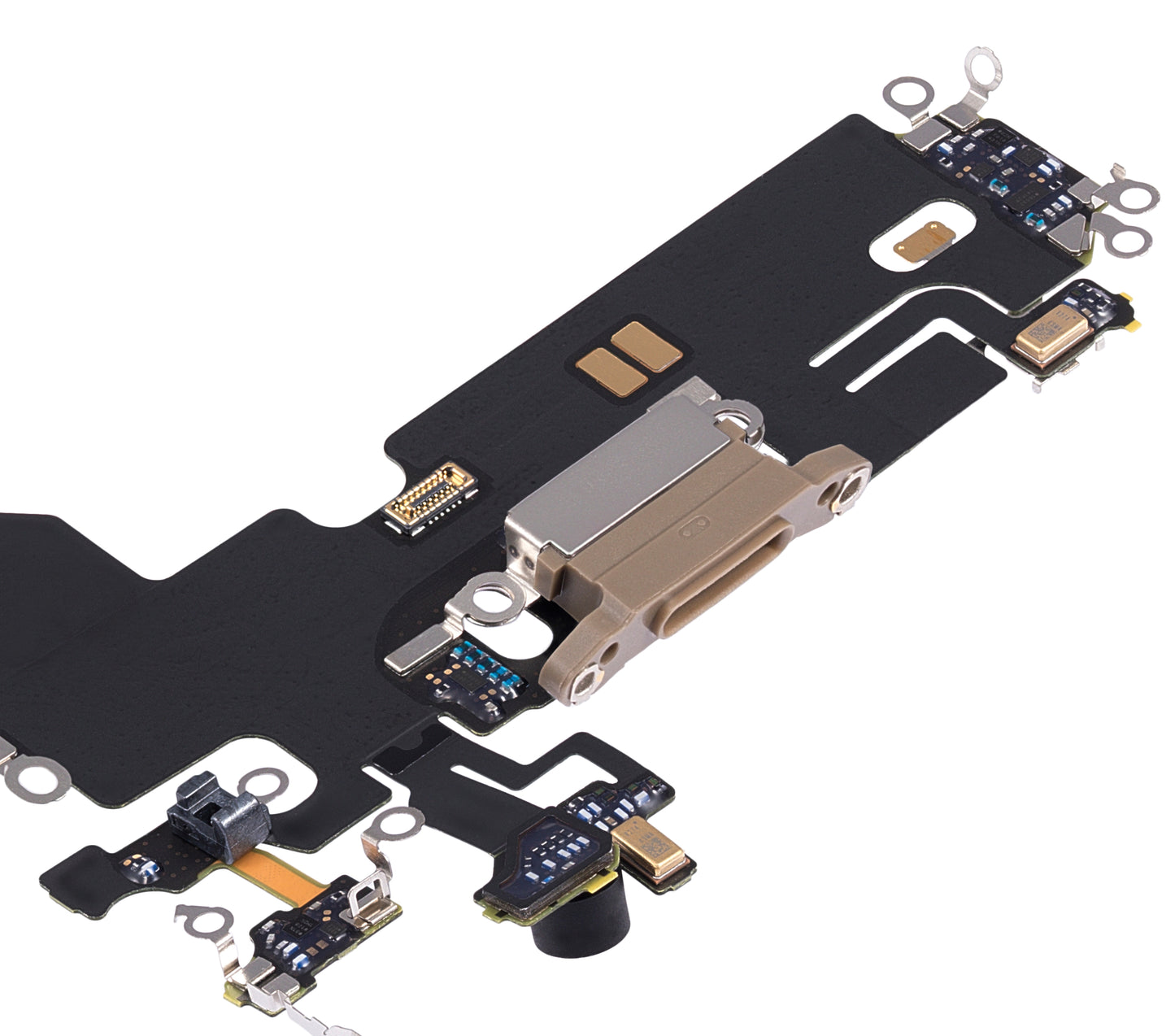 Charging Port Flex Cable For iPhone 13 Pro (Used OEM Pull) (Gold)