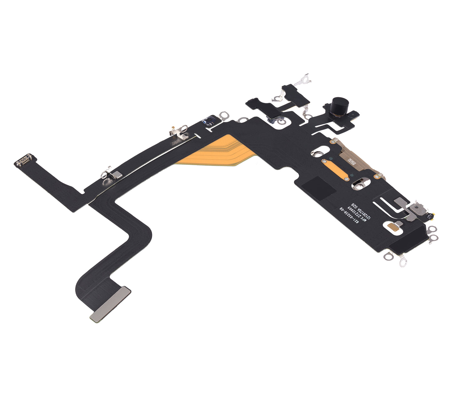 Charging Port Flex Cable For iPhone 13 Pro (Used OEM Pull) (Gold)