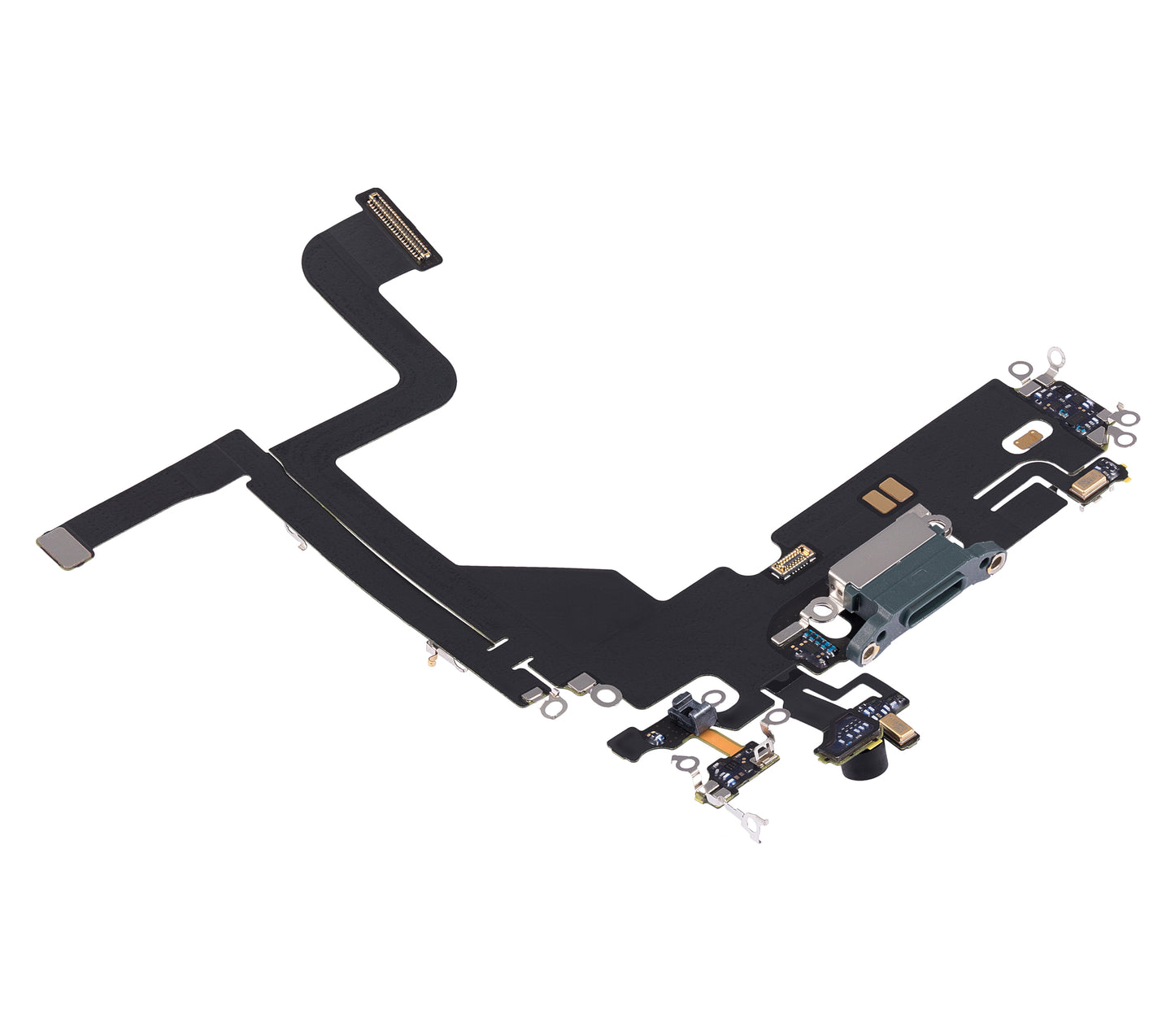 Charging Port Flex Cable For iPhone 13 Pro (Used OEM Pull) (Alpine Green)
