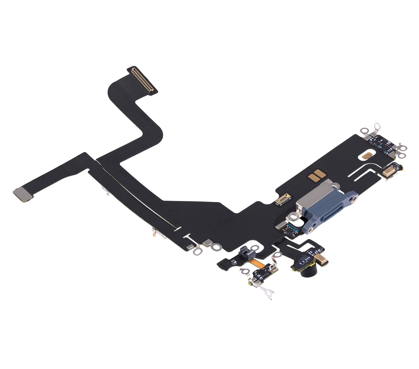 Charging Port Flex Cable For iPhone 13 Pro (Used OEM Pull) (Sierra Blue)