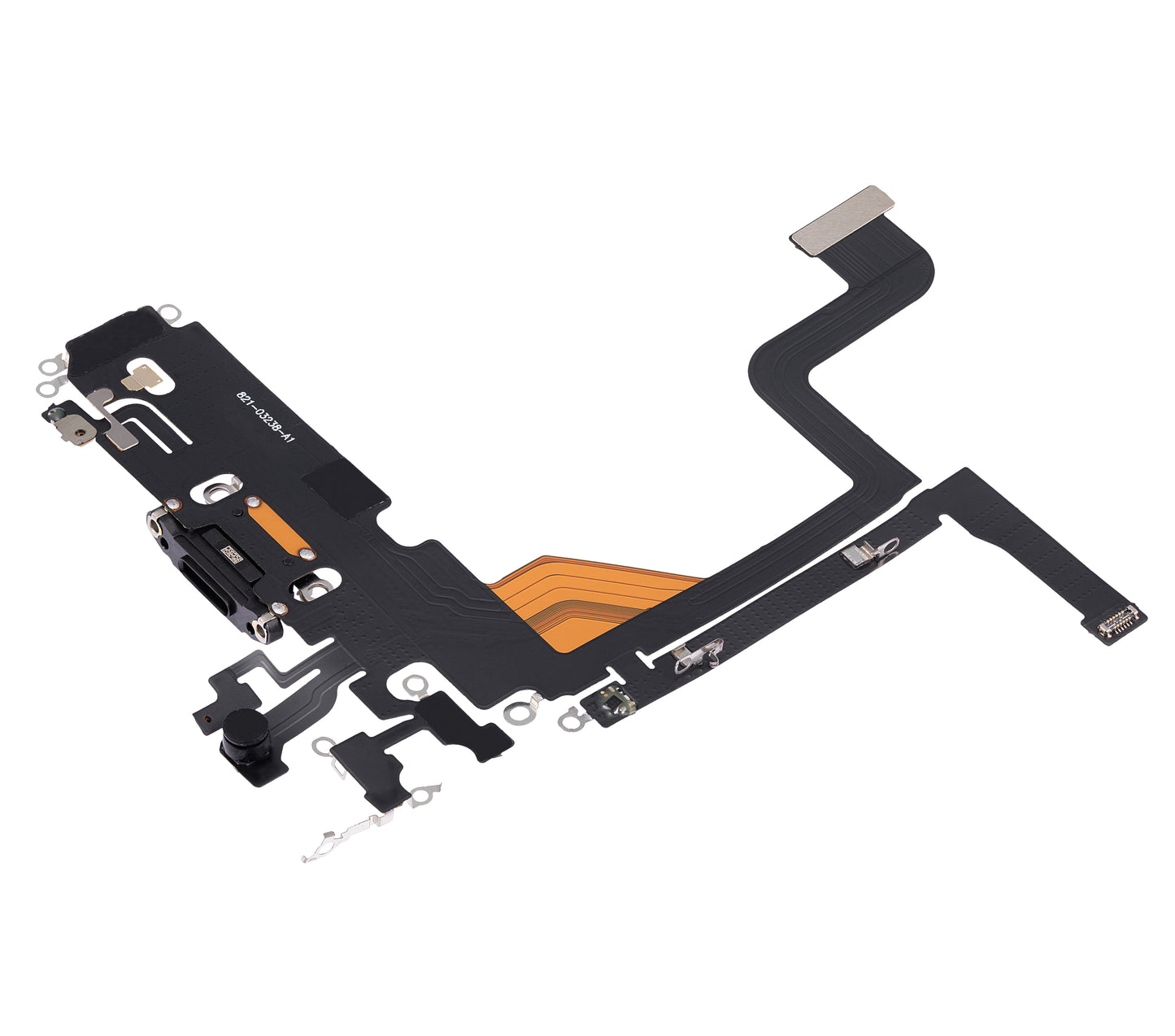 Charging Port Flex Cable For iPhone 13 Pro (Aftermarket Plus) (Graphite)