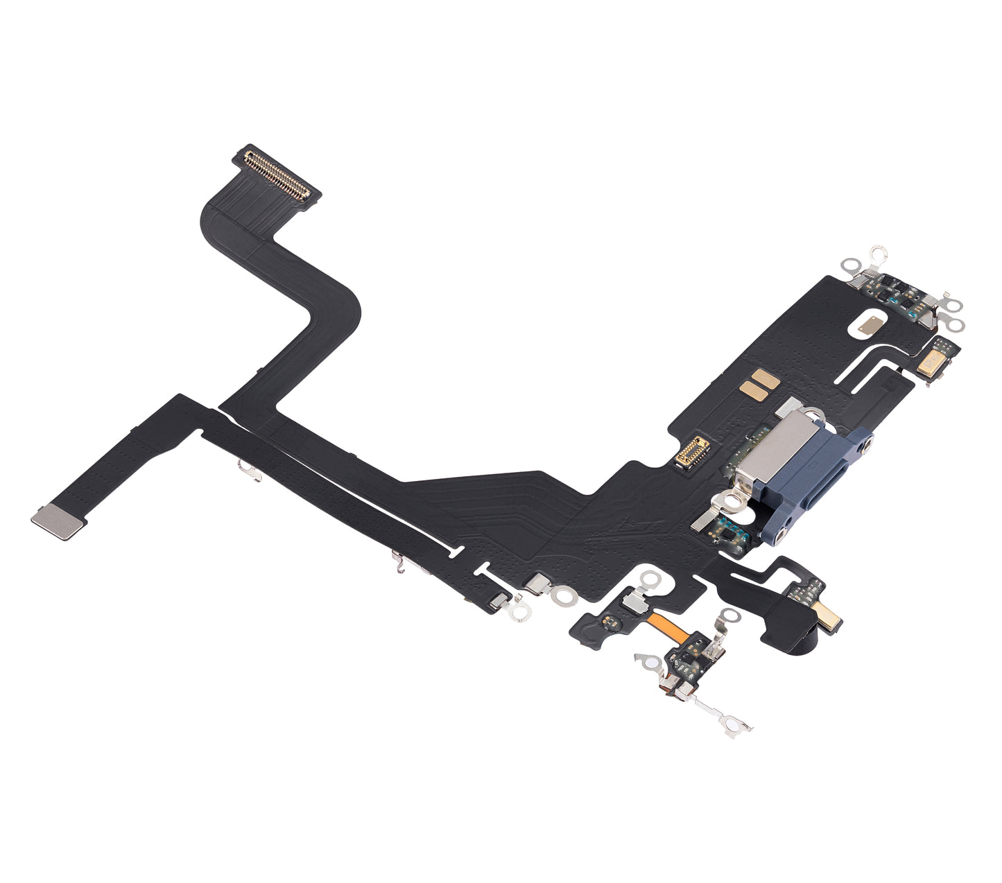 Charging Port Flex Cable For iPhone 13 Pro (Aftermarket Plus) (Sierra Blue)