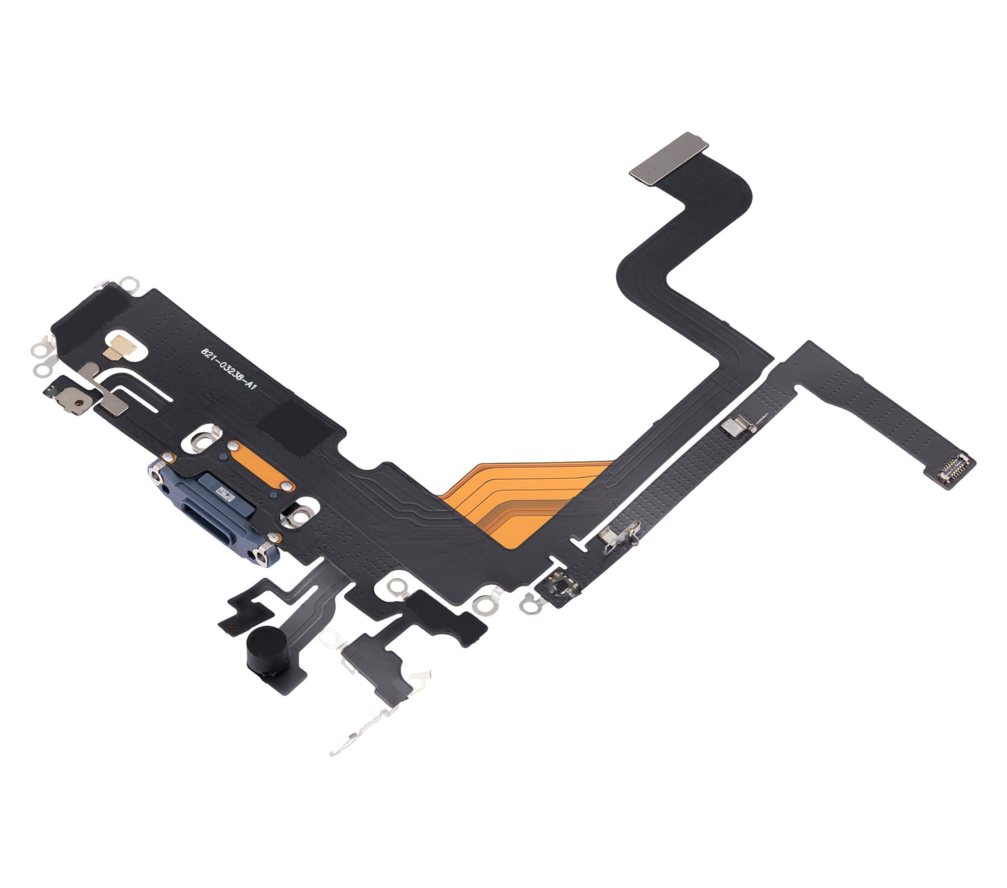 Charging Port Flex Cable For iPhone 13 Pro (Aftermarket Plus) (Sierra Blue)