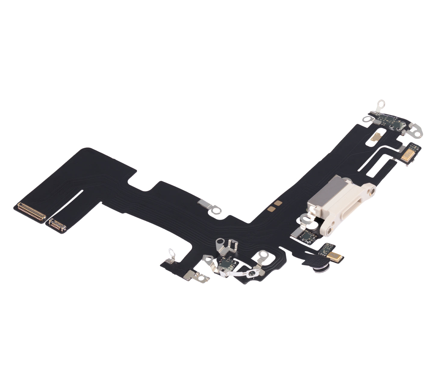 Charging Port Flex Cable For iPhone 13 (Aftermarket Plus) (Starlight)