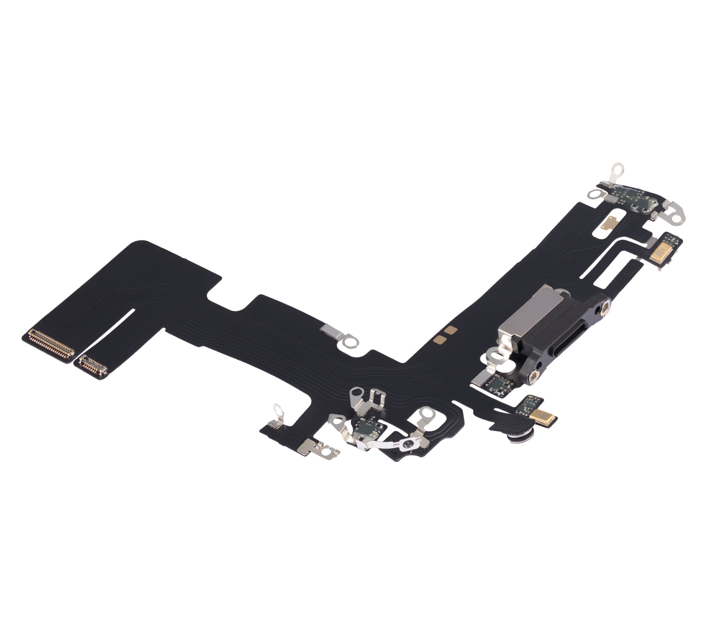Charging Port Flex Cable For iPhone 13 (Aftermarket Plus) (Midnight)