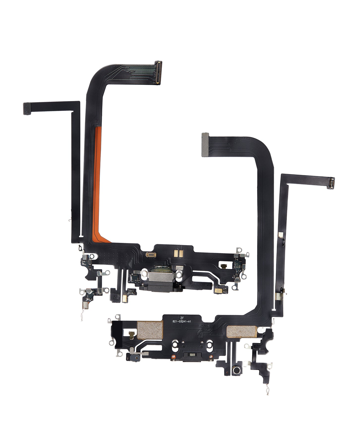 Charging Port Flex Cable For iPhone 13 Pro Max (Aftermarket Plus) (Graphite)