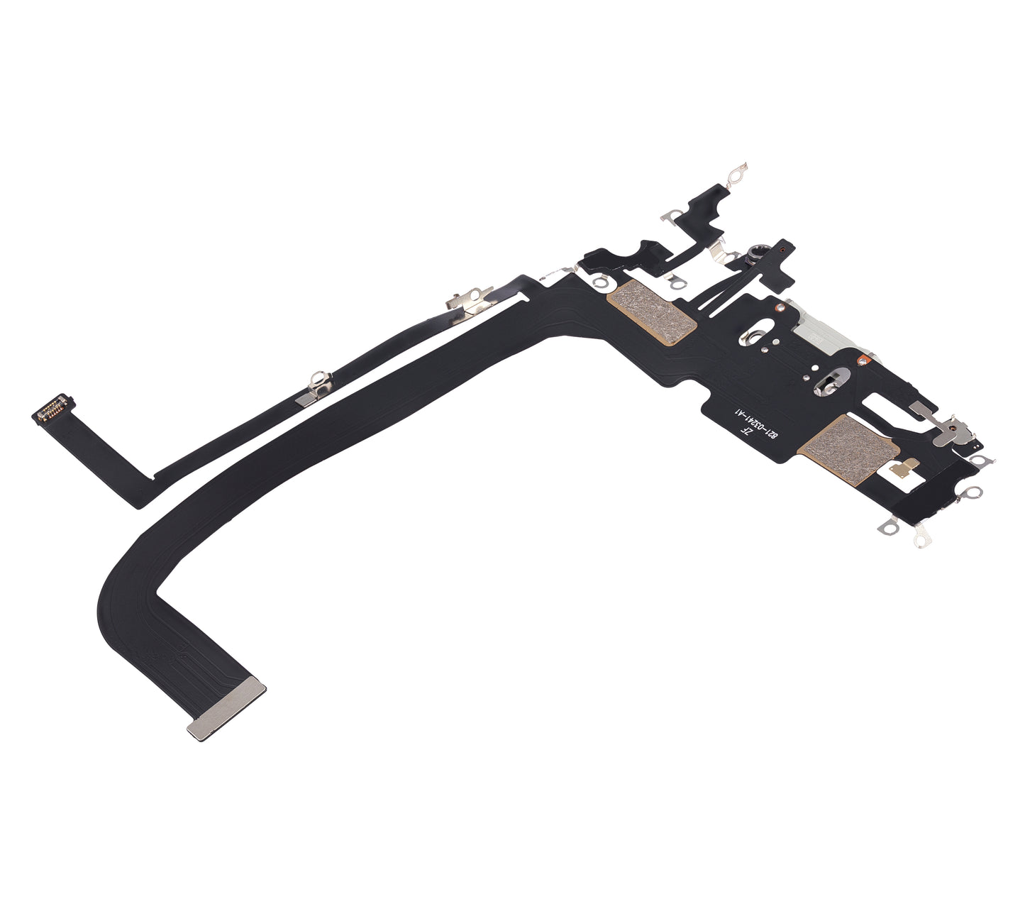 Charging Port Flex Cable For iPhone 13 Pro Max (Aftermarket Plus) (Silver)