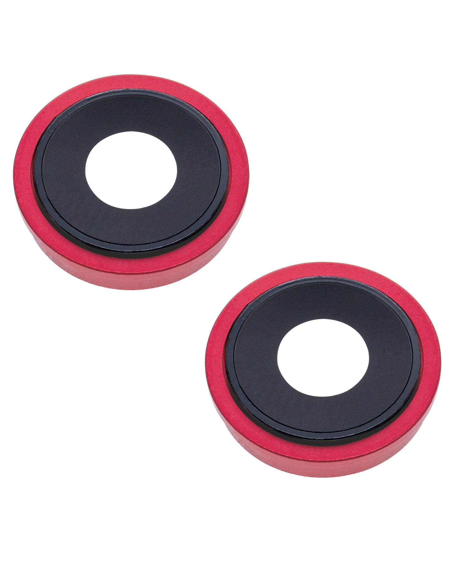 Back Camera Lens With Bracket & Bezel For iPhone 13 / 13 Mini ( 2 Piece) (Real Sapphire / Premium) (Red)