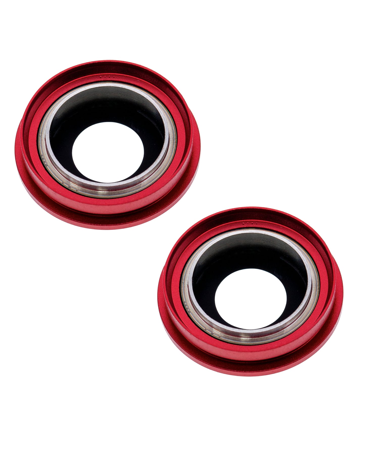 Back Camera Lens With Bracket & Bezel For iPhone 13 / 13 Mini ( 2 Piece) (Real Sapphire / Premium) (Red)