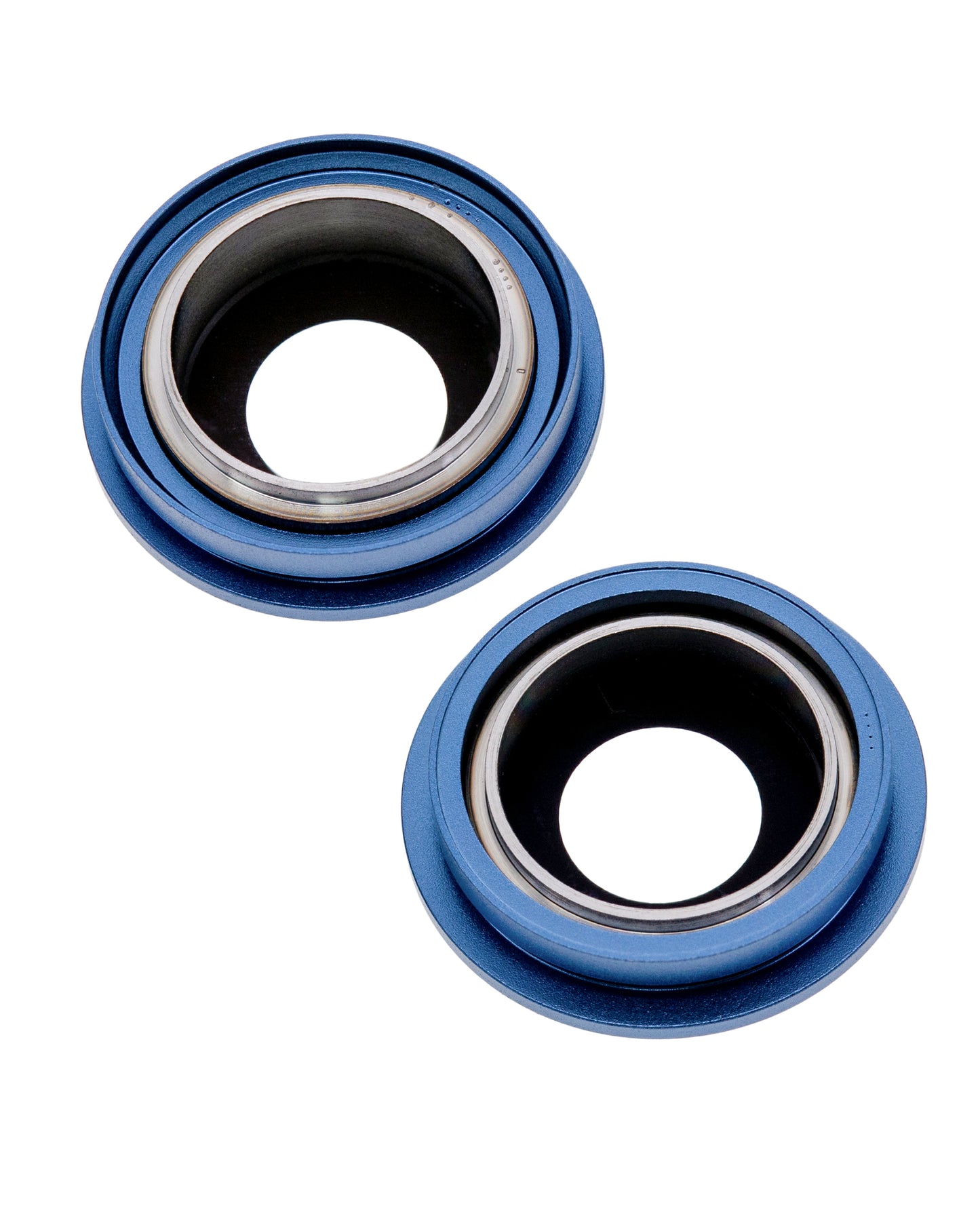 Back Camera Lens With Bracket & Bezel For iPhone 13 / 13 Mini ( 2 Piece) (Real Sapphire / Premium) (Blue)